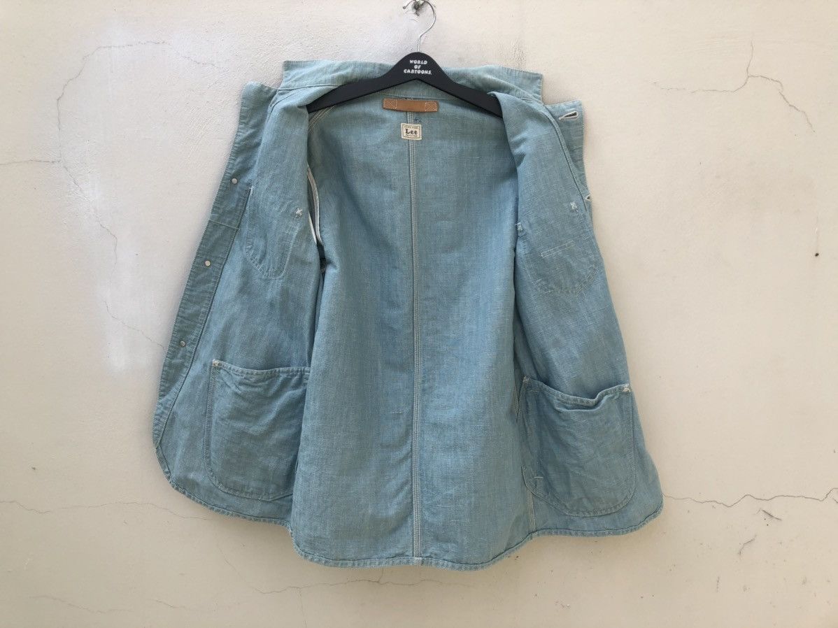Issey Miyake Issey Miyake X Lee Union Made Sanforized Denim Chore Jacket Size US S / EU 44-46 / 1 - 20 Thumbnail