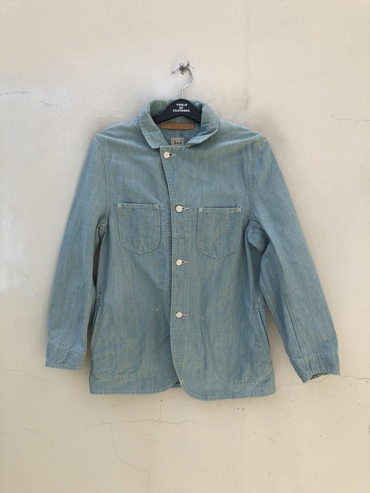 Issey Miyake Issey Miyake X Lee Union Made Sanforized Denim Chore Jacket Size US S / EU 44-46 / 1 - 6 Thumbnail
