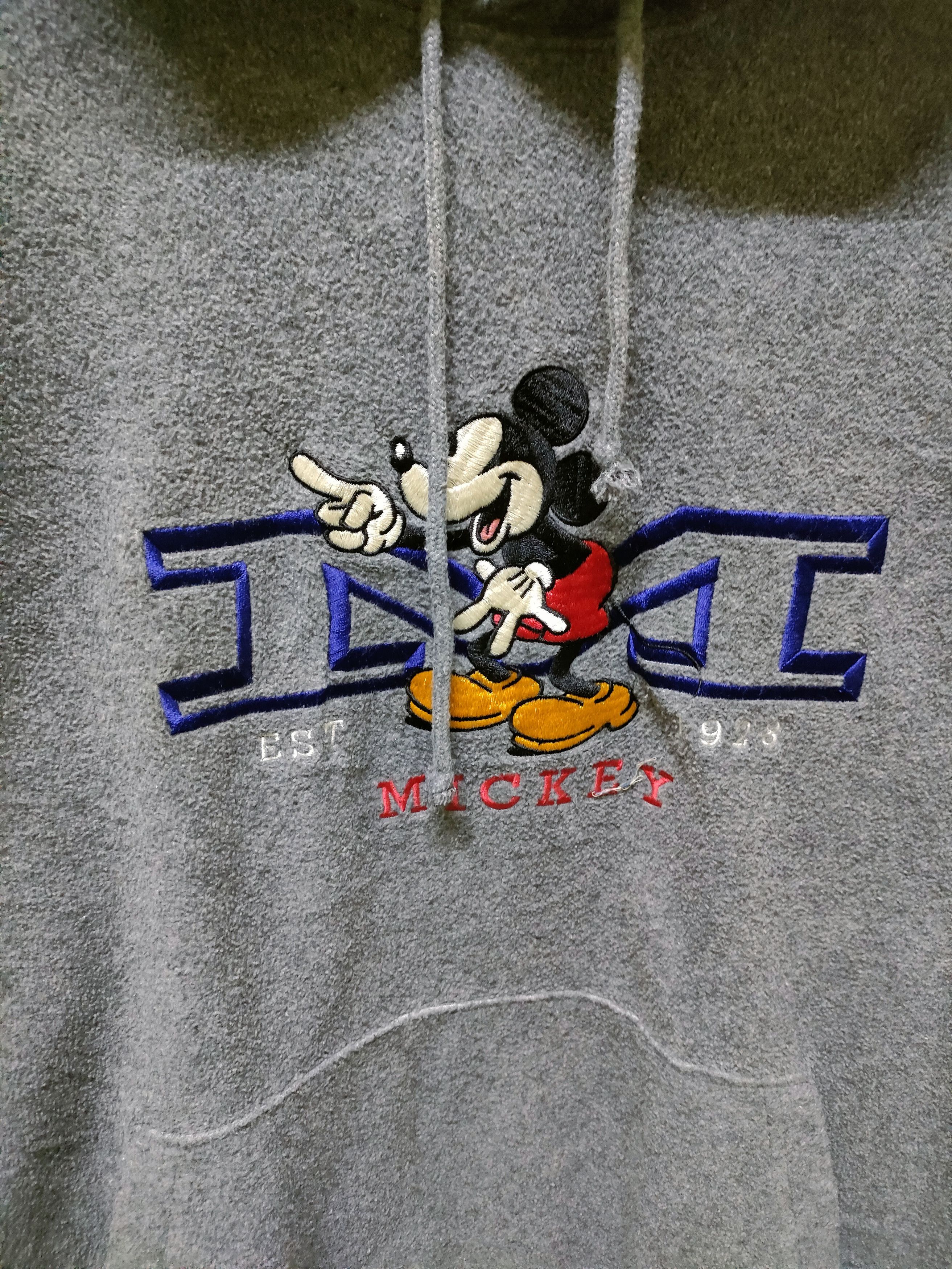 Mickey Mouse × Vintage Vintage Mickey Fleece Hoodie Size US L / EU 52-54 / 3 - 3 Thumbnail