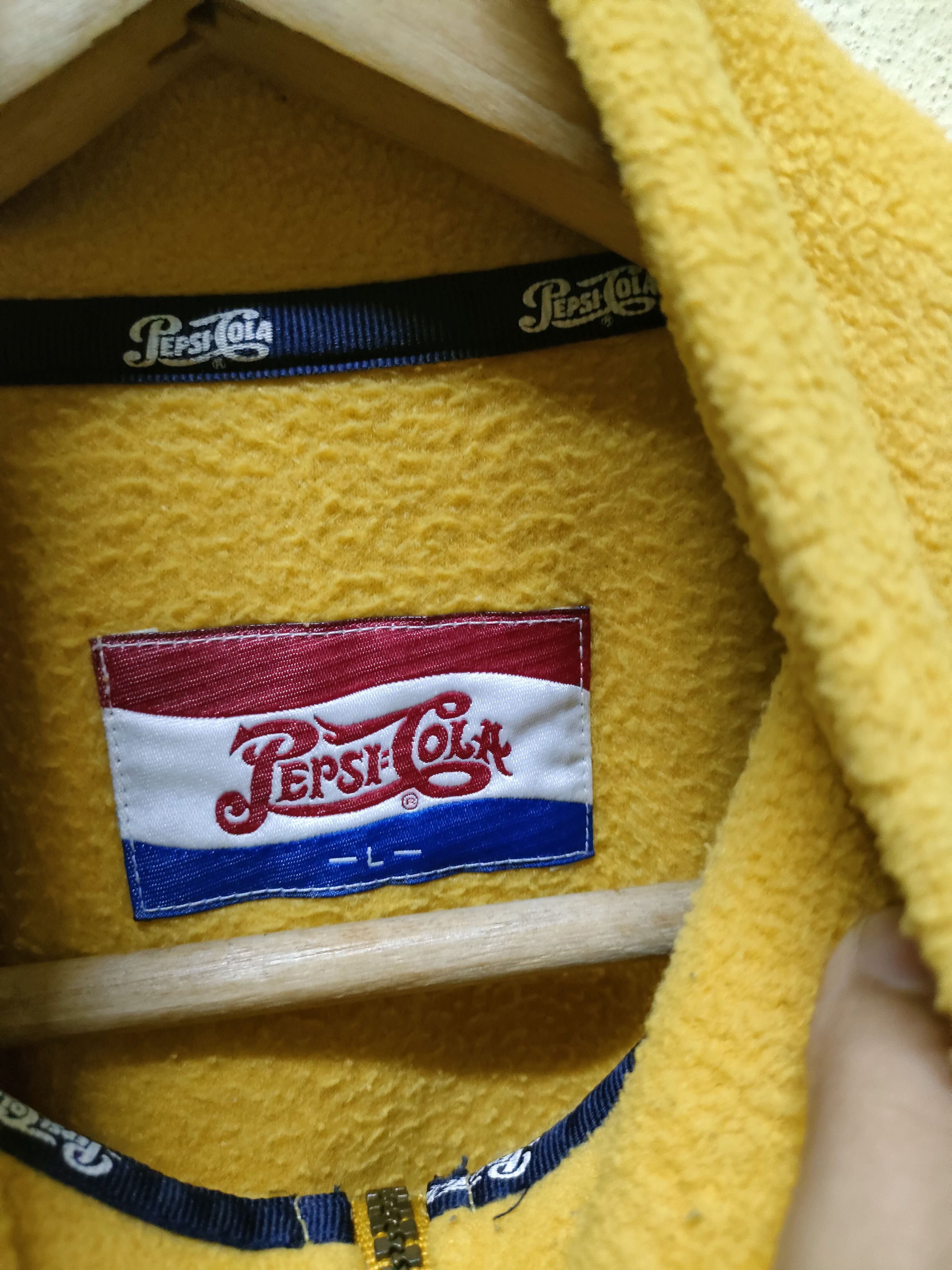 Pepsi × Vintage Pepsi Cola Fleece Half Zipper Size US L / EU 52-54 / 3 - 4 Thumbnail