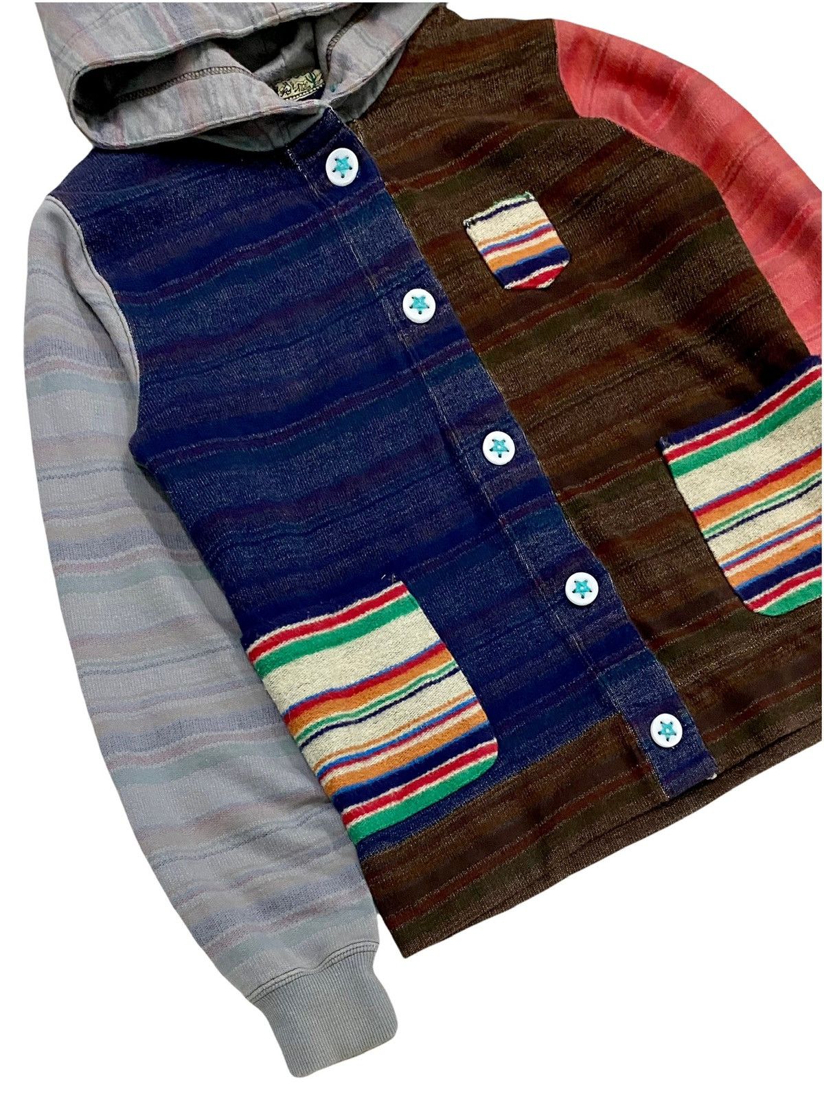 OVER THE STRiPES × Vintage VINTAGE POWER TO THE PEOPLE COLOURFULLY HOODIES Size US S / EU 44-46 / 1 - 10 Thumbnail