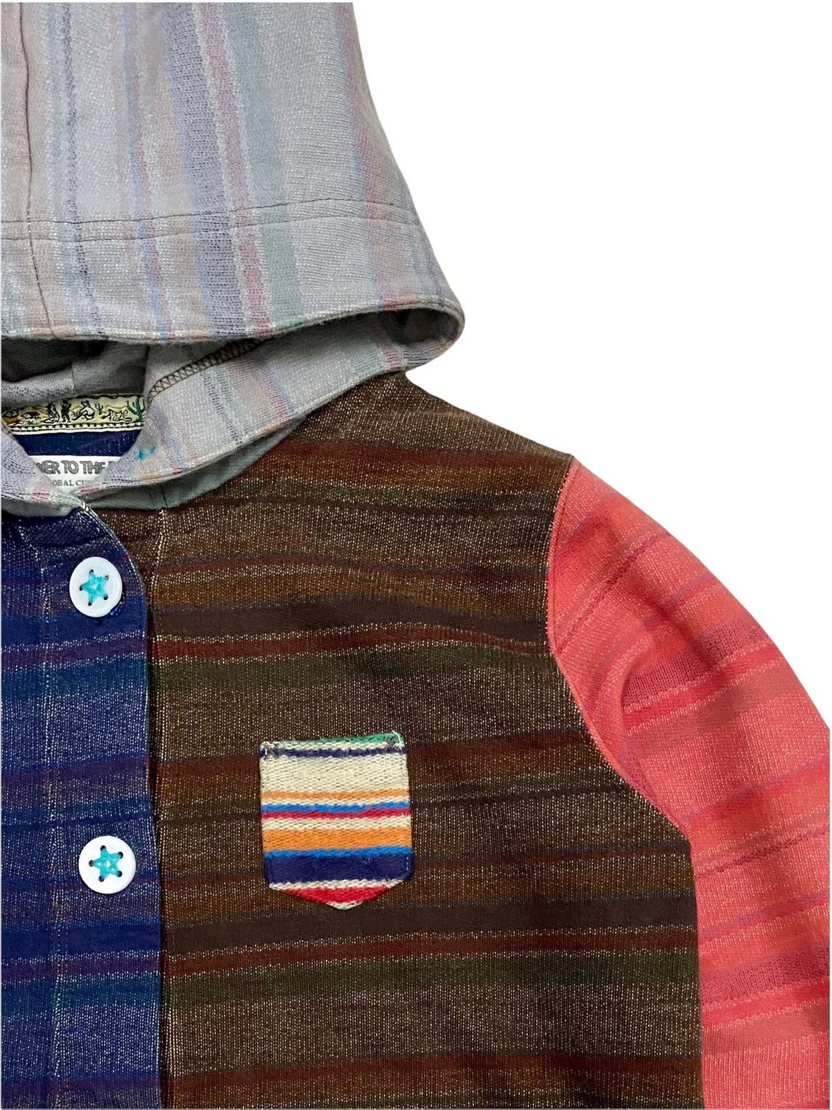 OVER THE STRiPES × Vintage VINTAGE POWER TO THE PEOPLE COLOURFULLY HOODIES Size US S / EU 44-46 / 1 - 6 Thumbnail