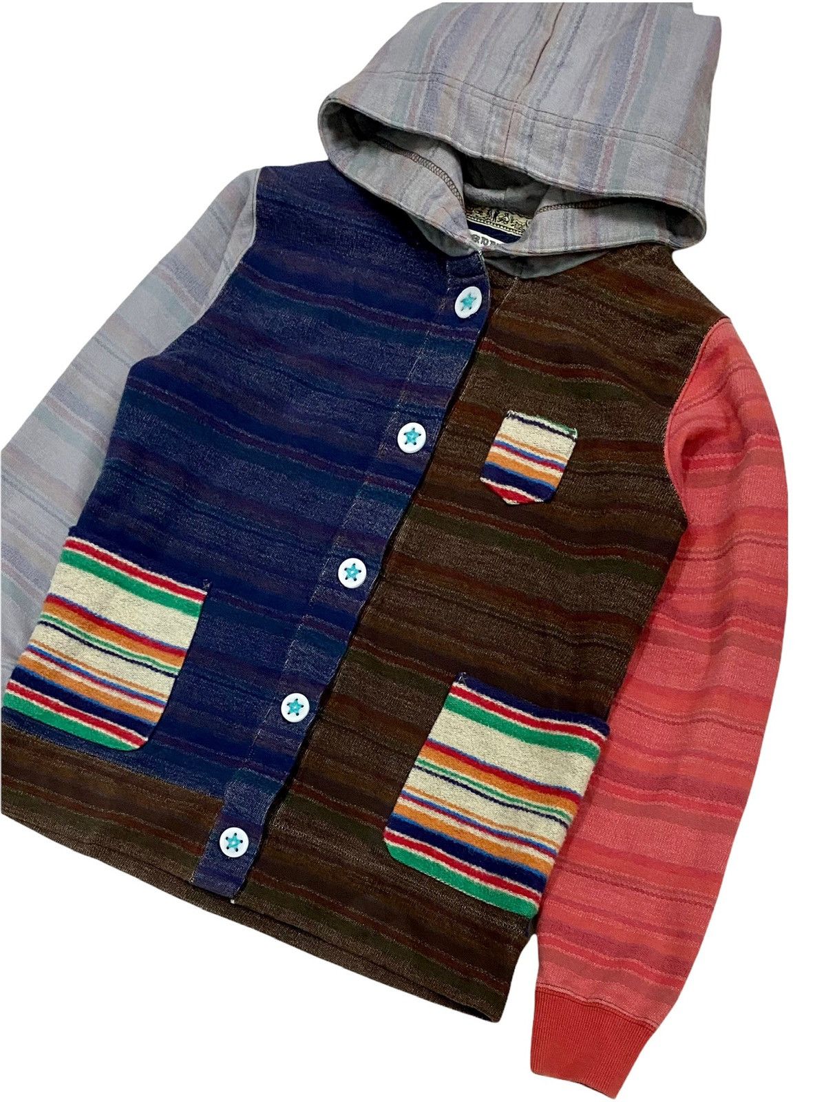 OVER THE STRiPES × Vintage VINTAGE POWER TO THE PEOPLE COLOURFULLY HOODIES Size US S / EU 44-46 / 1 - 9 Thumbnail