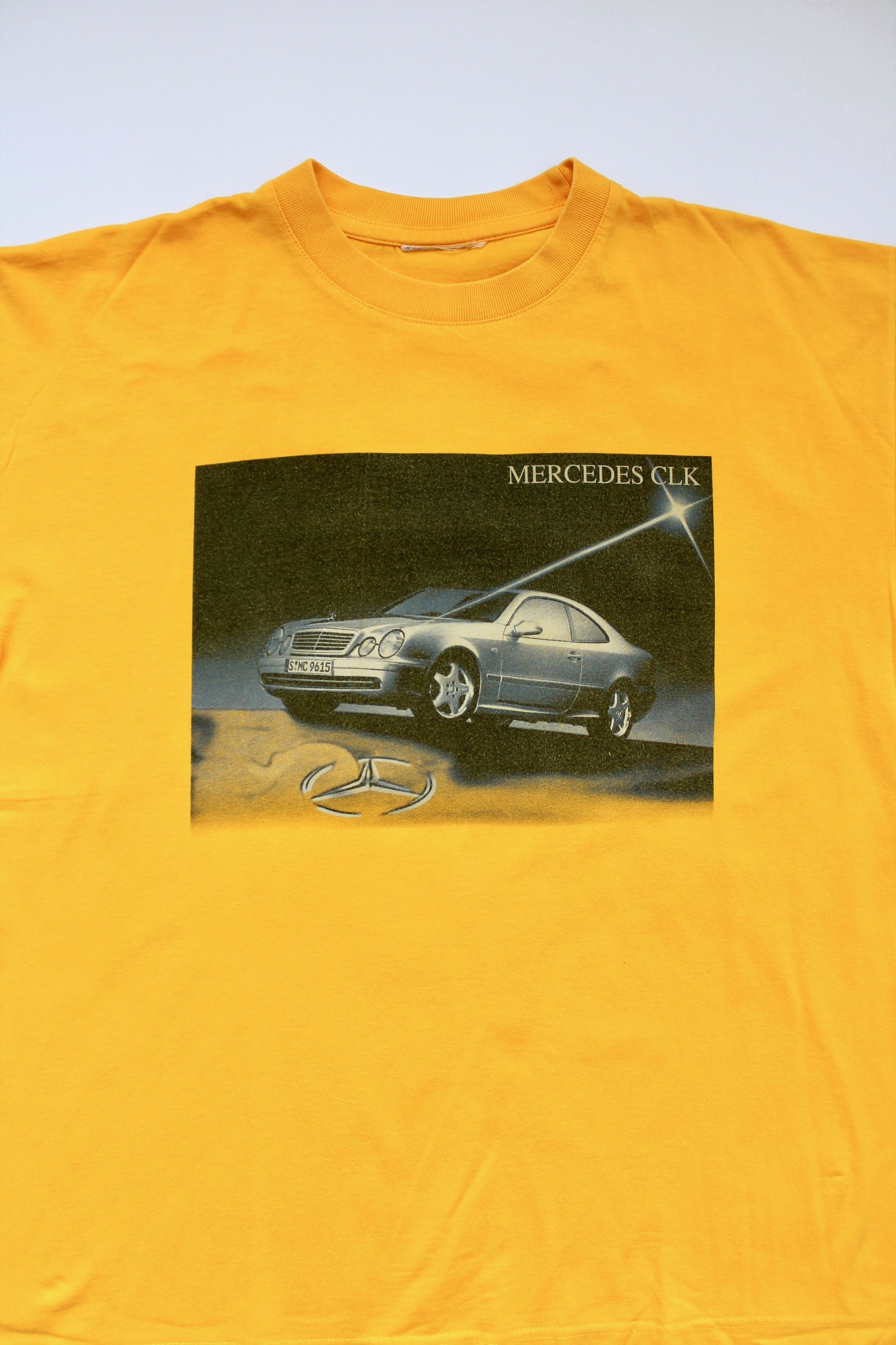 Mercedes-Benz × Vintage MERCEDES CLK T-shirt Yellow size M Size US M / EU 48-50 / 2 - 3 Thumbnail