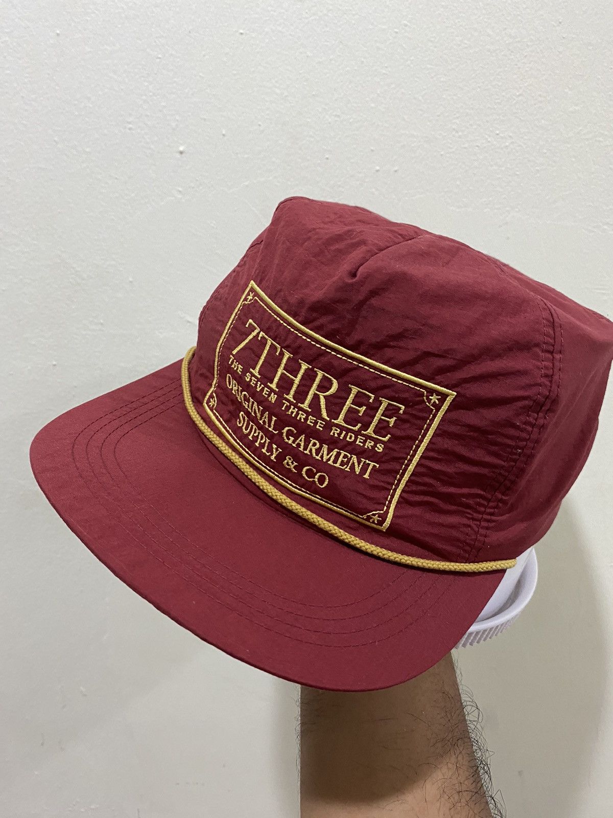 THE SEVEN THREE RIDERS Box Logo Captain Cap