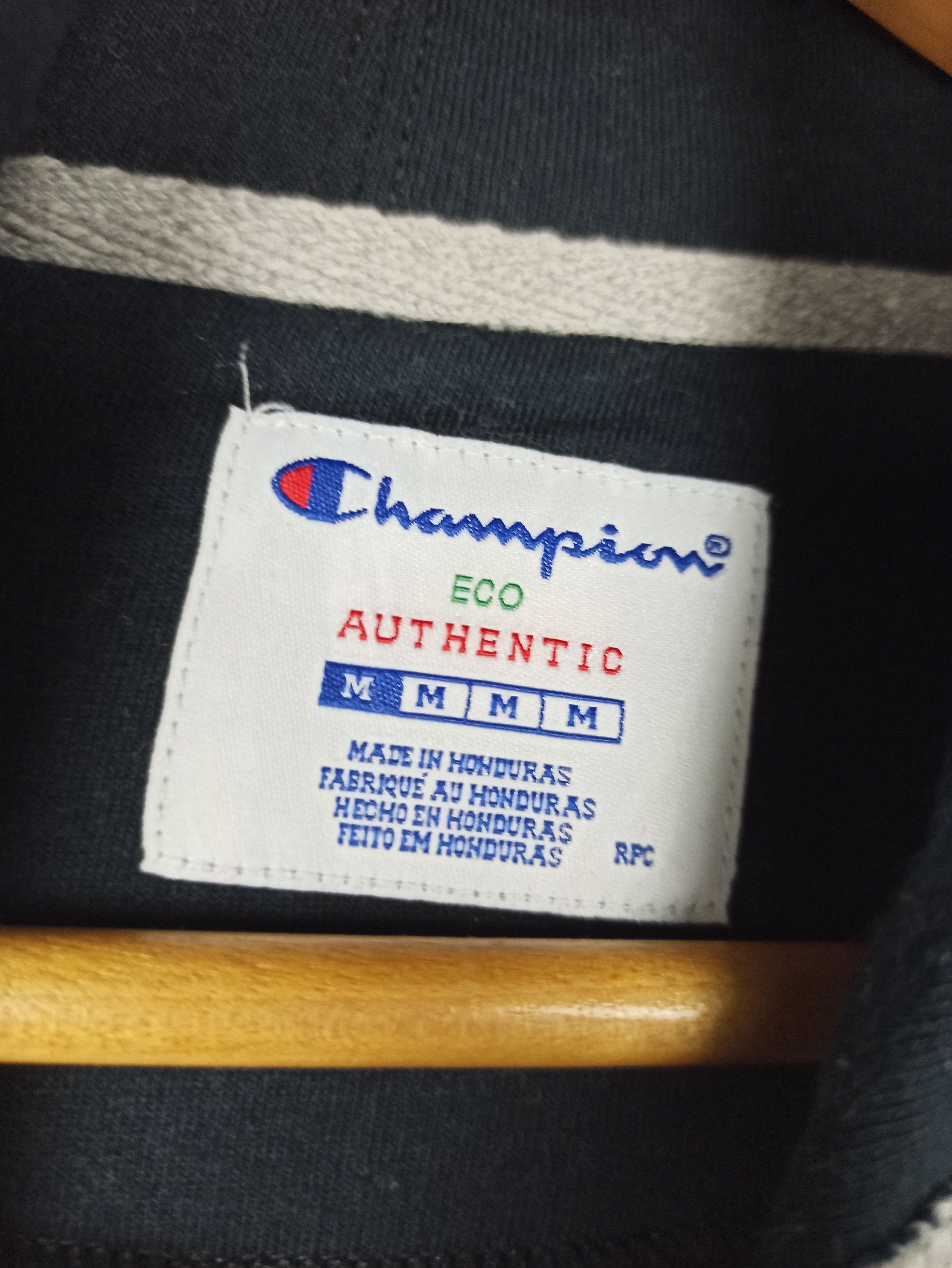 Champion Vintage 90s Champion Hoodie Small Logo Embroidered black Size US M / EU 48-50 / 2 - 7 Thumbnail