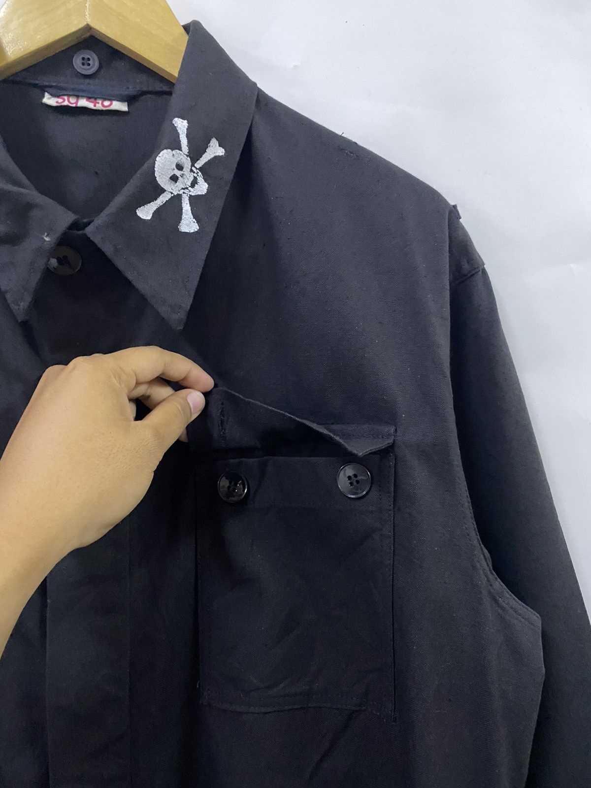 Vintage Rare Army Jacket Printed Button Down Size US M / EU 48-50 / 2 - 7 Thumbnail