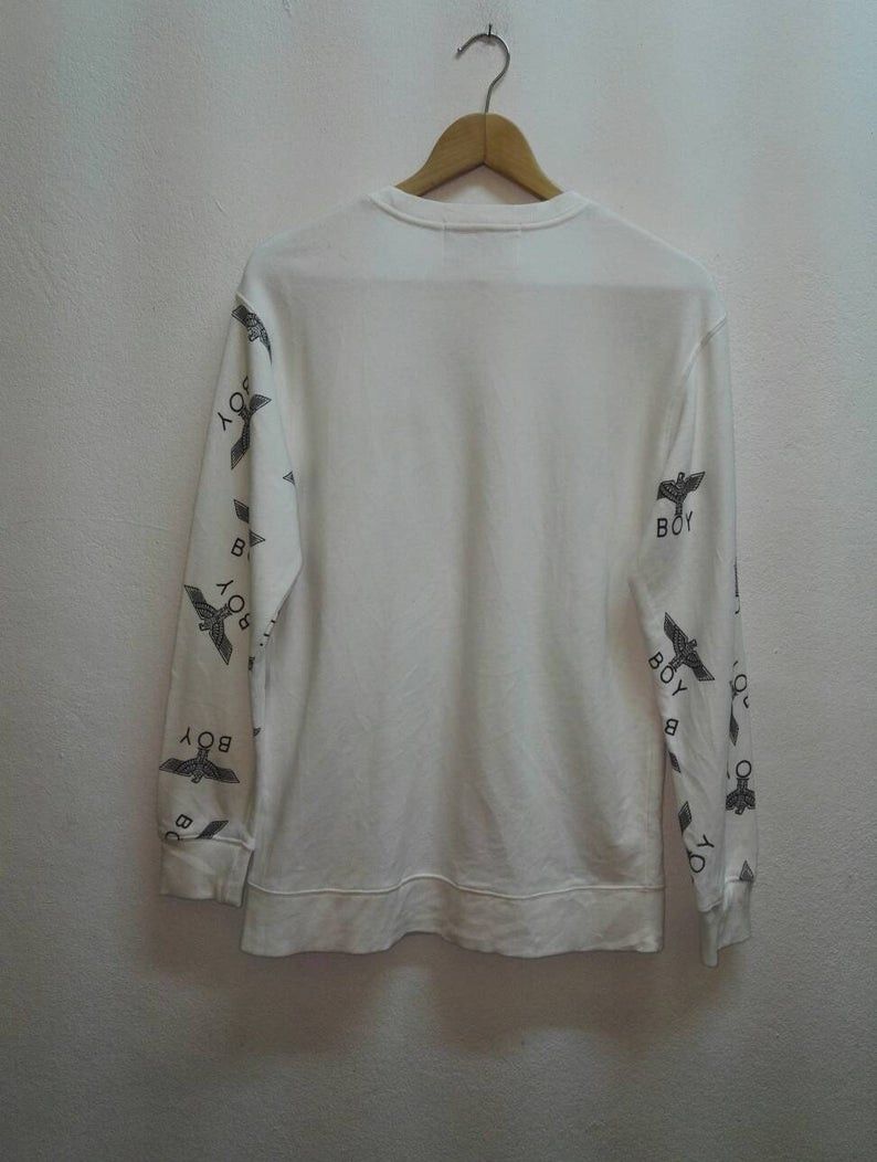 Boy London BOY LONDON UK Sweatshirt Big Logo Good Condition Used(c1) Size US M / EU 48-50 / 2 - 3 Thumbnail
