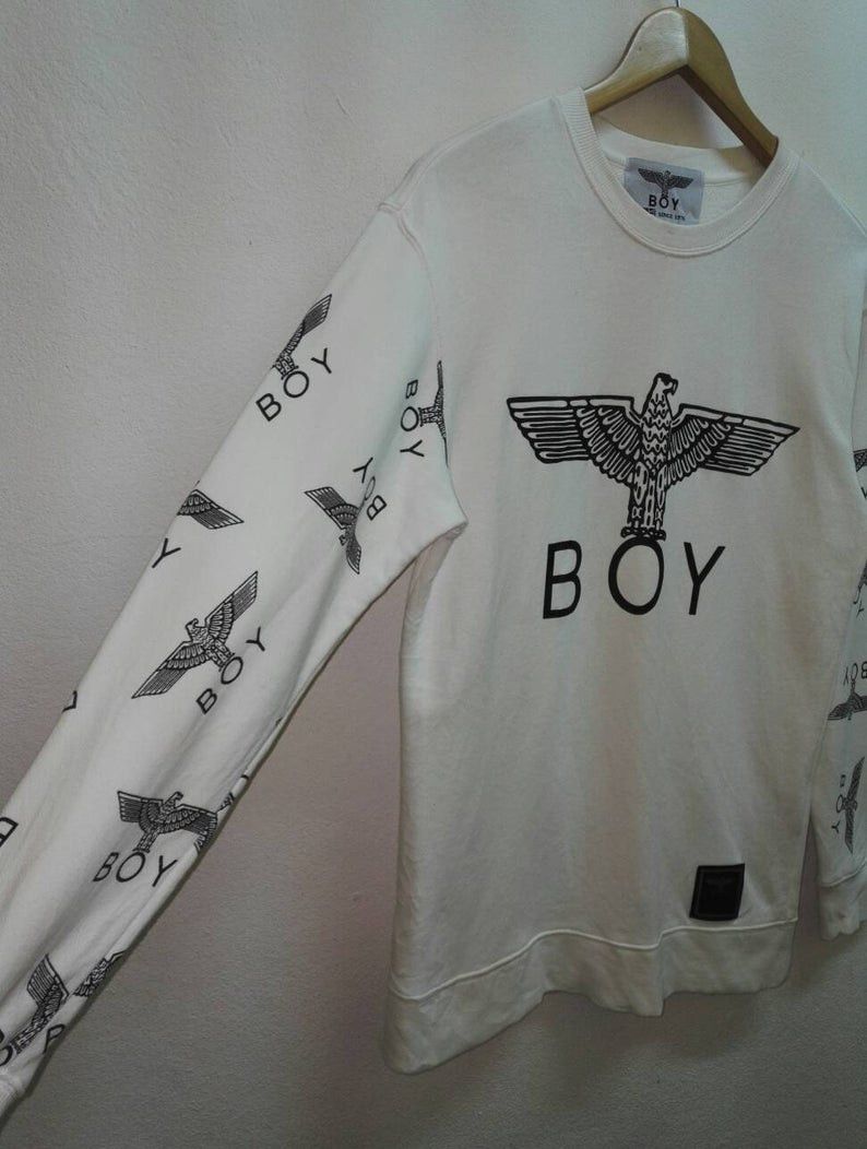 Boy London BOY LONDON UK Sweatshirt Big Logo Good Condition Used(c1) Size US M / EU 48-50 / 2 - 2 Thumbnail