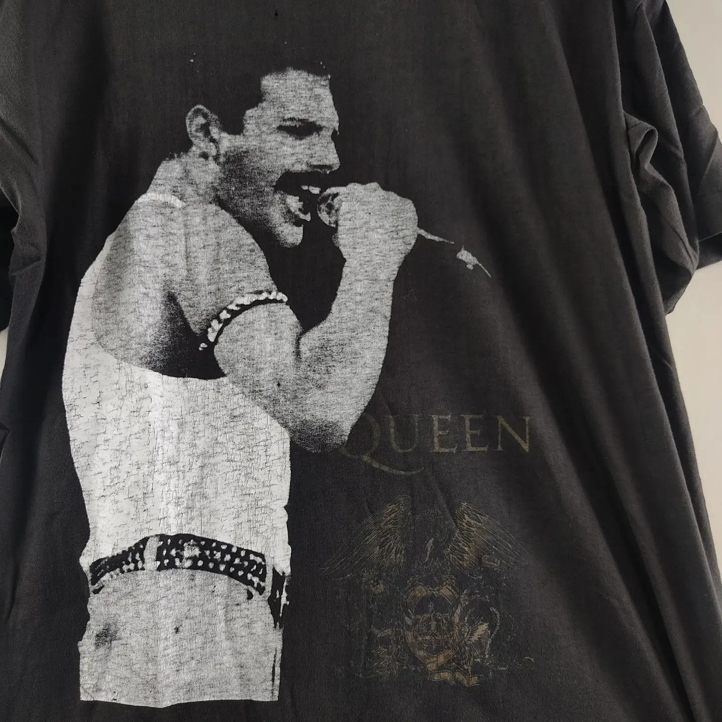 Band Tees × Vintage 90's Queen Freddie Mercury Size US L / EU 52-54 / 3 - 4 Thumbnail