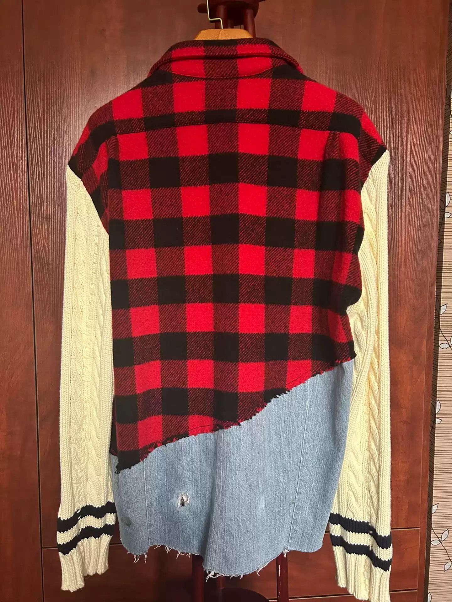 Greg Lauren Greg Lauren Original New Patchwork Jacket Size L Size US L / EU 52-54 / 3 - 2 Thumbnail