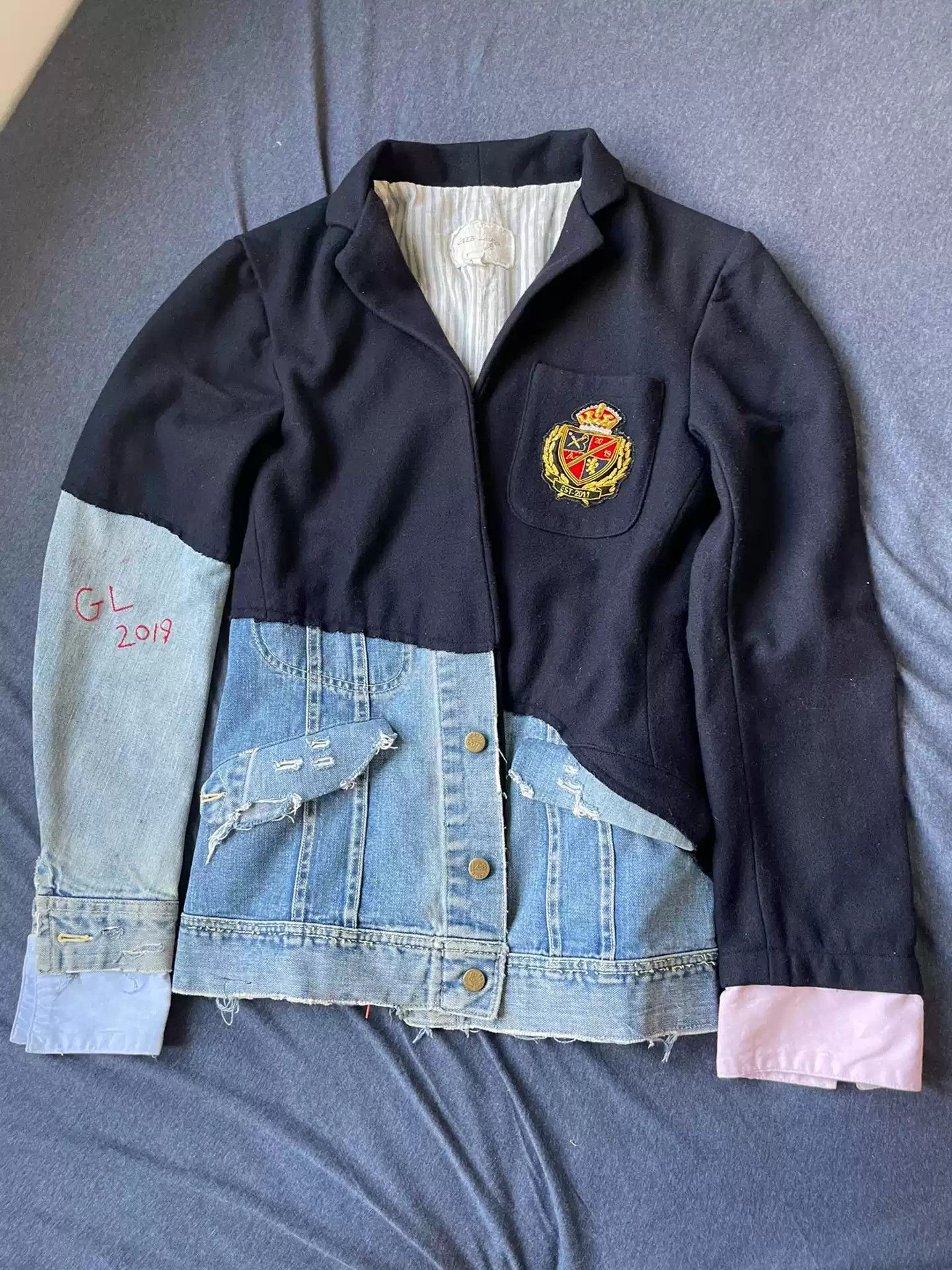 Greg Lauren Greg Lauren Patchwork Blazer Size 2 Size US M / EU 48-50 / 2 - 1 Thumbnail