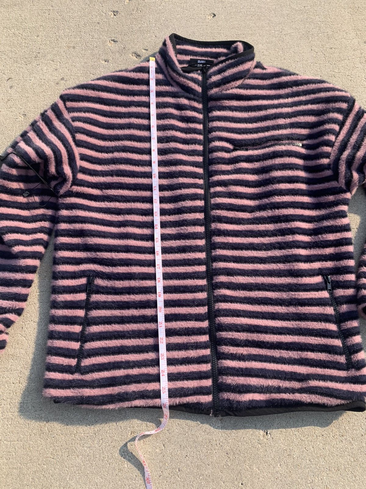Pleasures Pleasures Striped Fleece Pink Size US S / EU 44-46 / 1 - 6 Thumbnail
