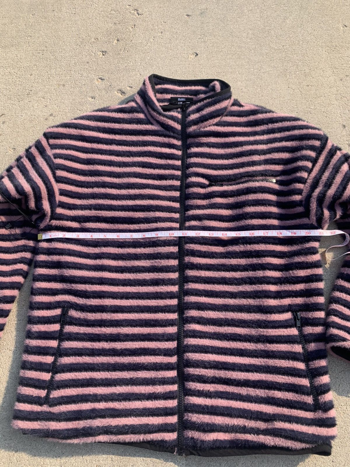 Pleasures Pleasures Striped Fleece Pink Size US S / EU 44-46 / 1 - 5 Thumbnail