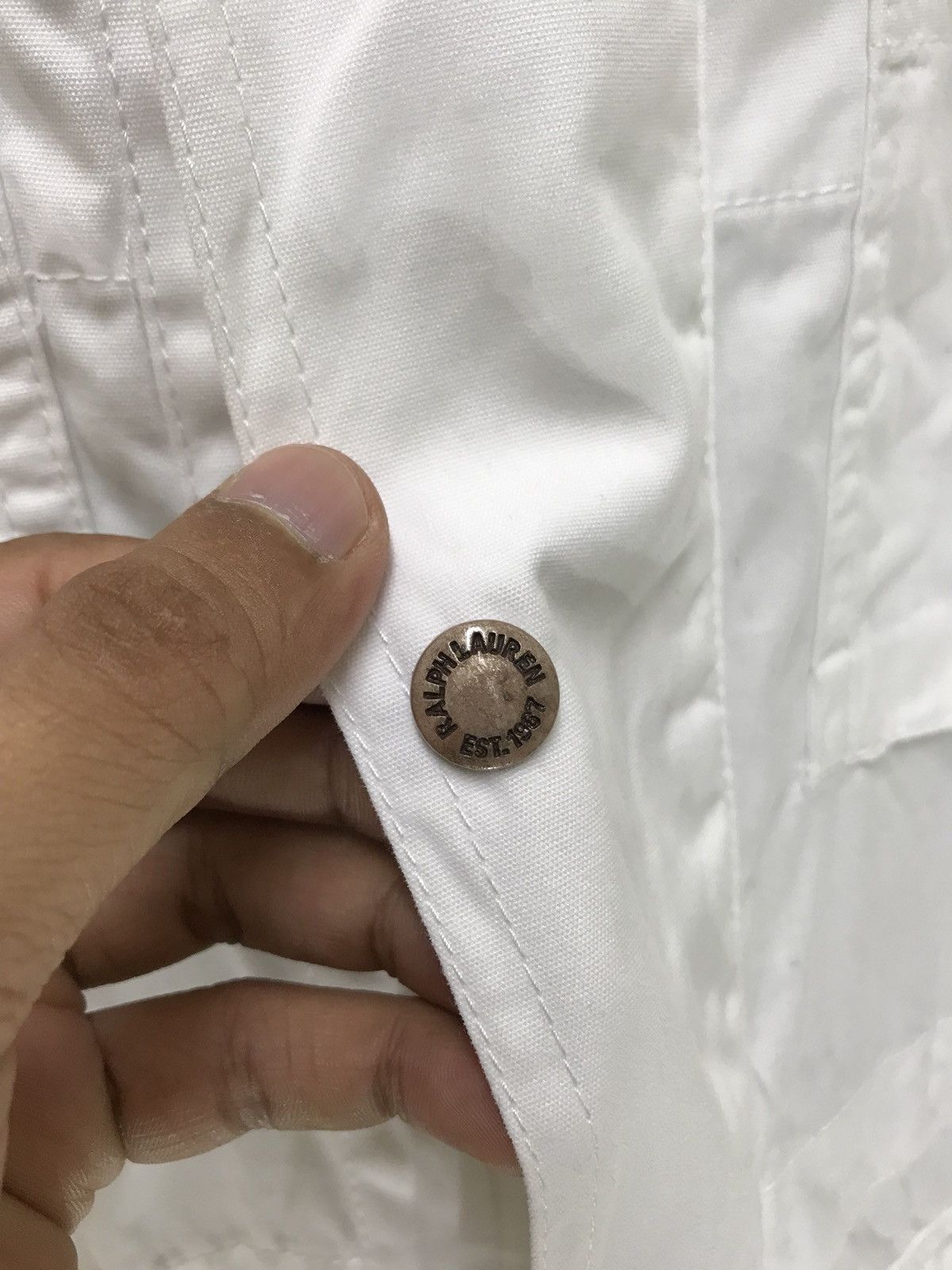 Polo Ralph Lauren Polo RL Military Jacket 4 Pockets Super White Size US M / EU 48-50 / 2 - 4 Thumbnail