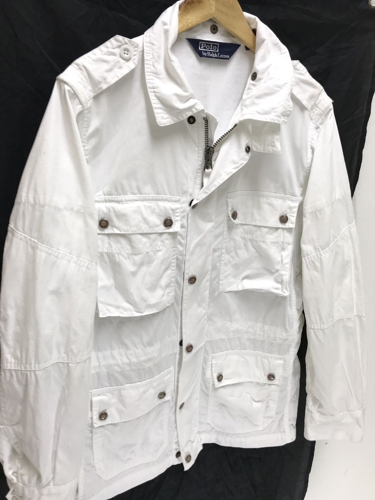 Polo Ralph Lauren Polo RL Military Jacket 4 Pockets Super White Size US M / EU 48-50 / 2 - 2 Thumbnail