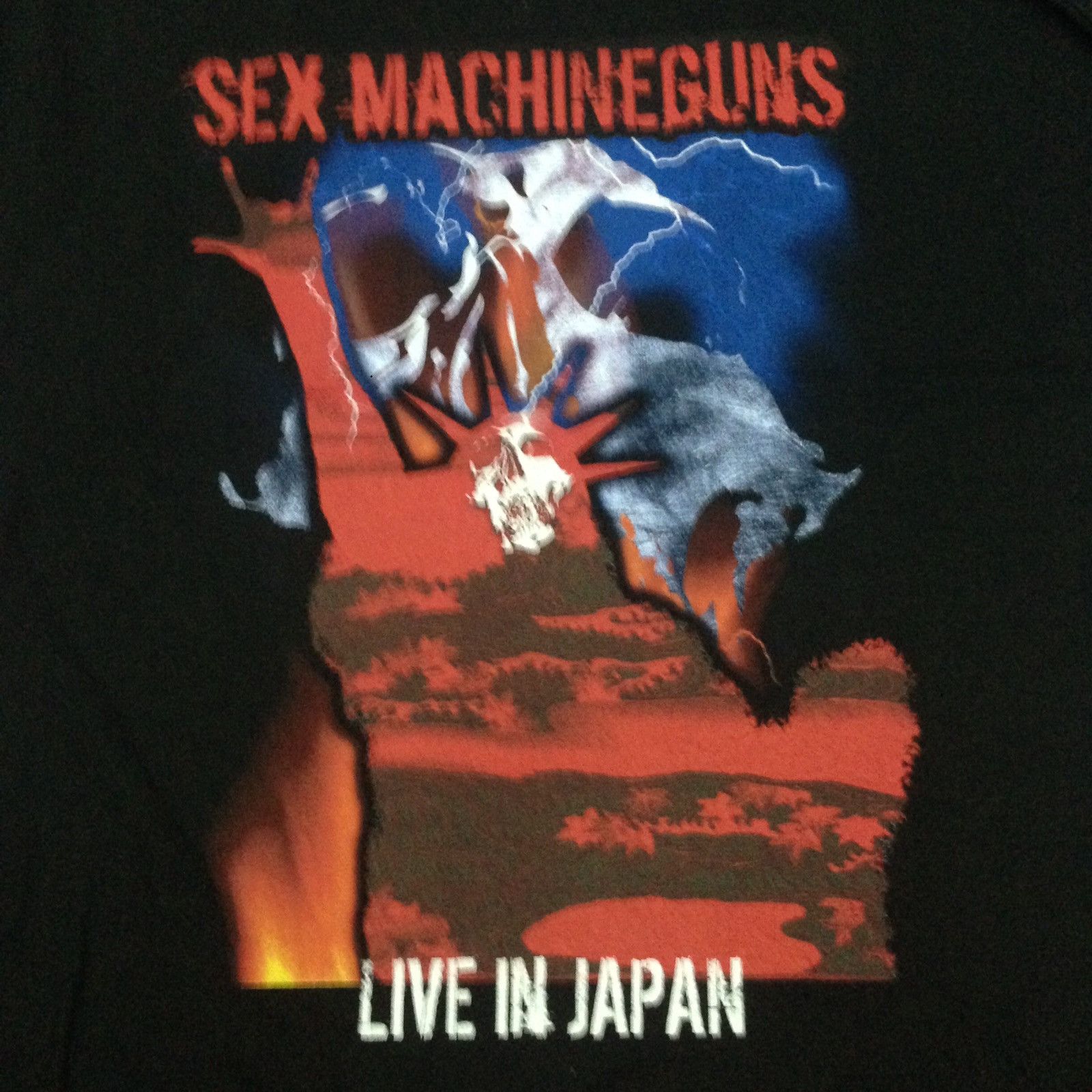 promotions here Vintage Sex Machineguns Band Japan Tshirt | www.fcbsudan.com