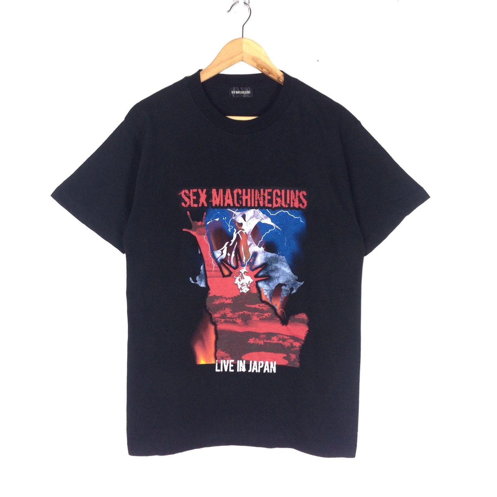 Band Tees × Vintage Vintage Sex Machineguns Band Japan Tshirt Size US M / EU 48-50 / 2 - 1 Thumbnail