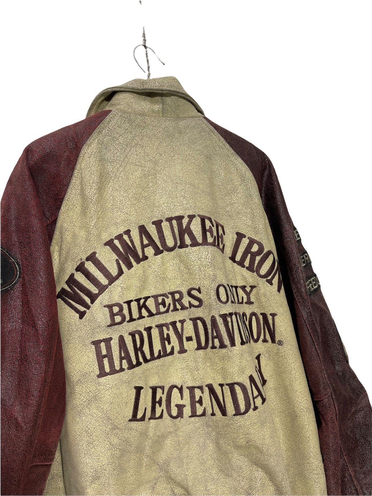 Harley Davidson Harley Davidson Leather Varsity Jacket 17🟩 Size US L / EU 52-54 / 3 - 2 Thumbnail