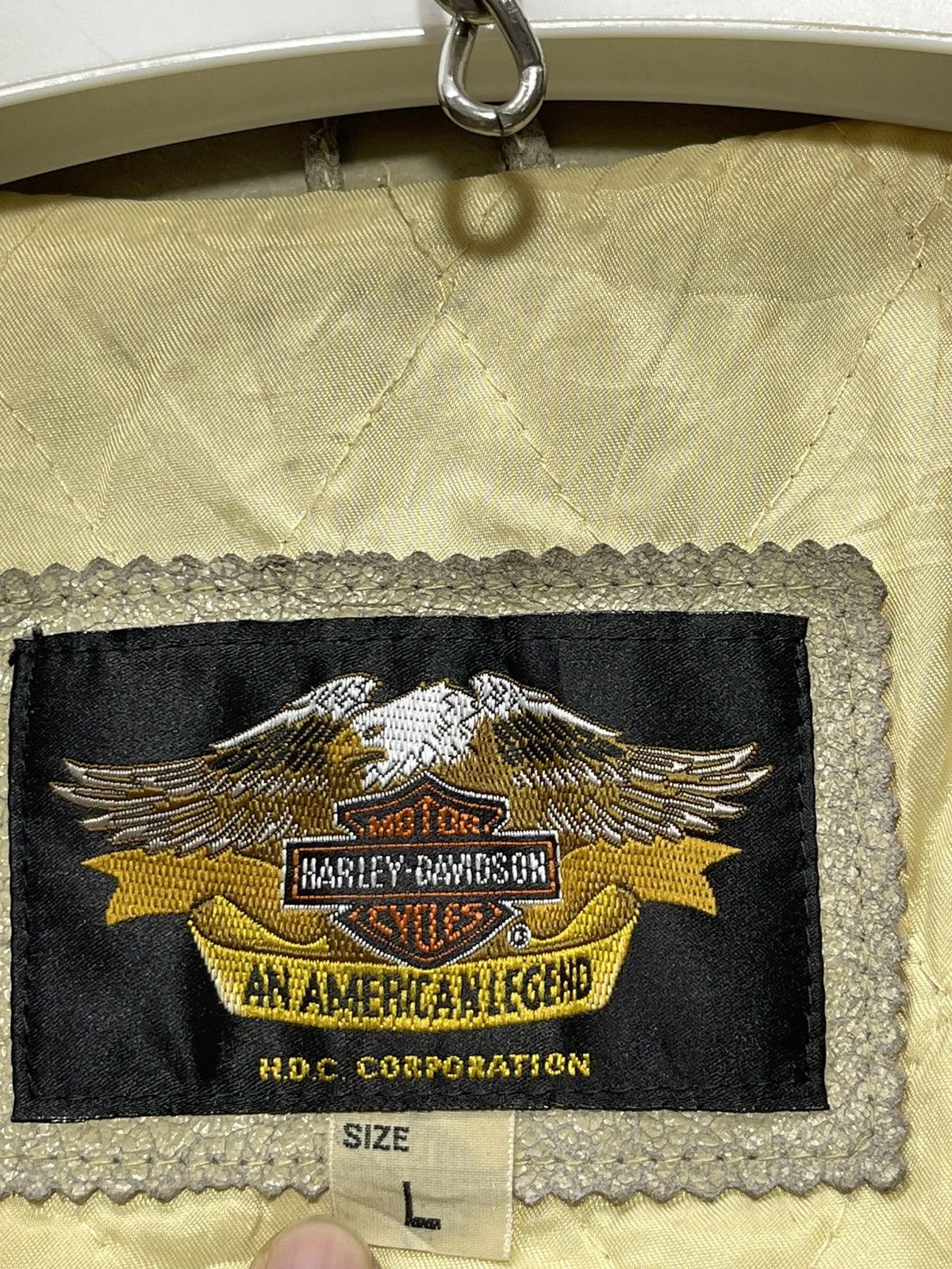 Harley Davidson Harley Davidson Leather Varsity Jacket 17🟩 Size US L / EU 52-54 / 3 - 11 Thumbnail