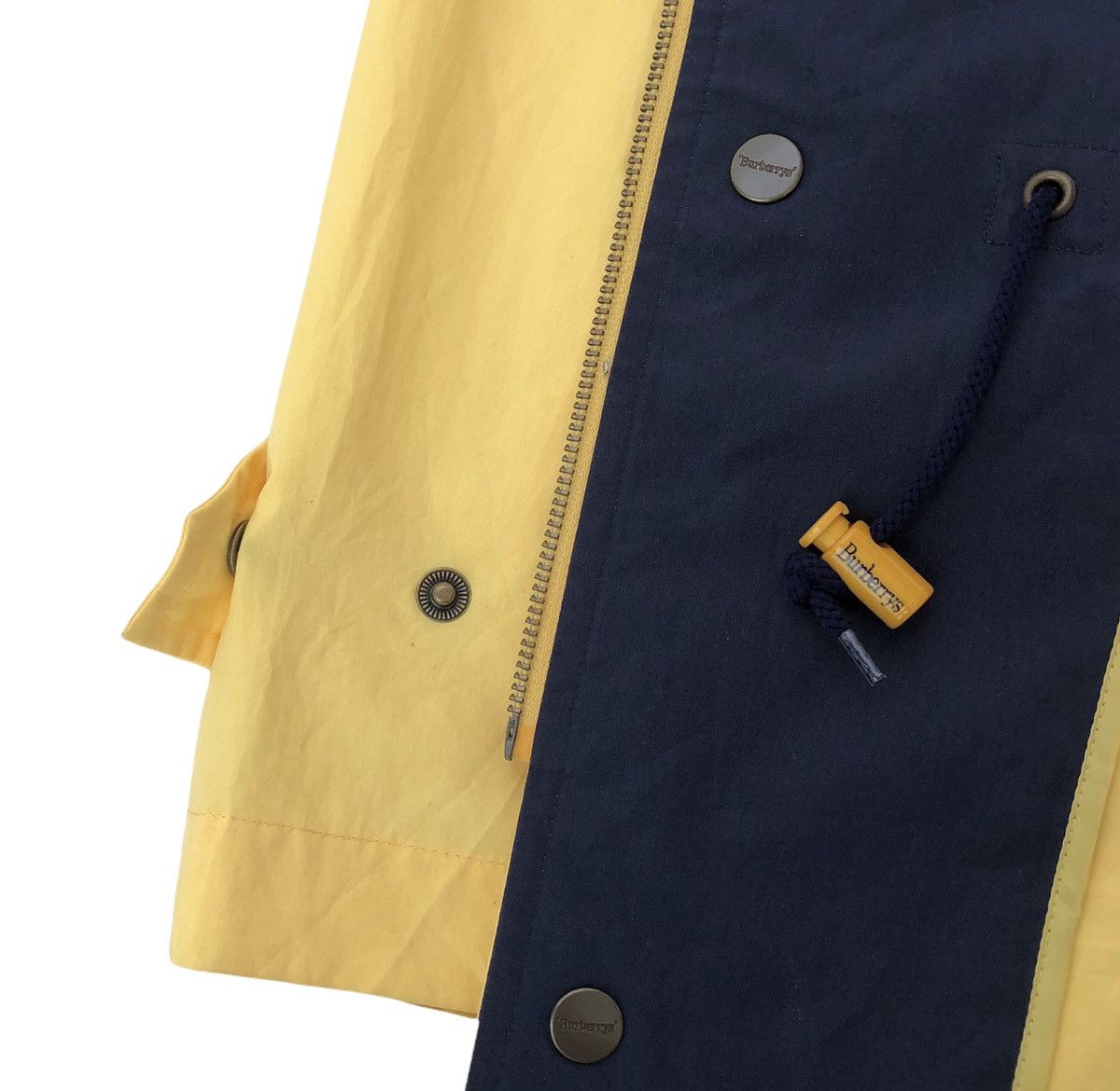 Burberry 🔥Vintage Burberrys Of London Yellow Hooded Jacket Size US S / EU 44-46 / 1 - 7 Thumbnail