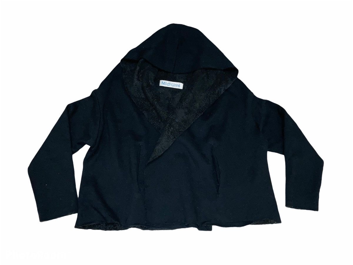 Yohji Yamamoto Midi Umi Cardigan with Hoodie Size US XL / EU 56 / 4 - 1 Thumbnail