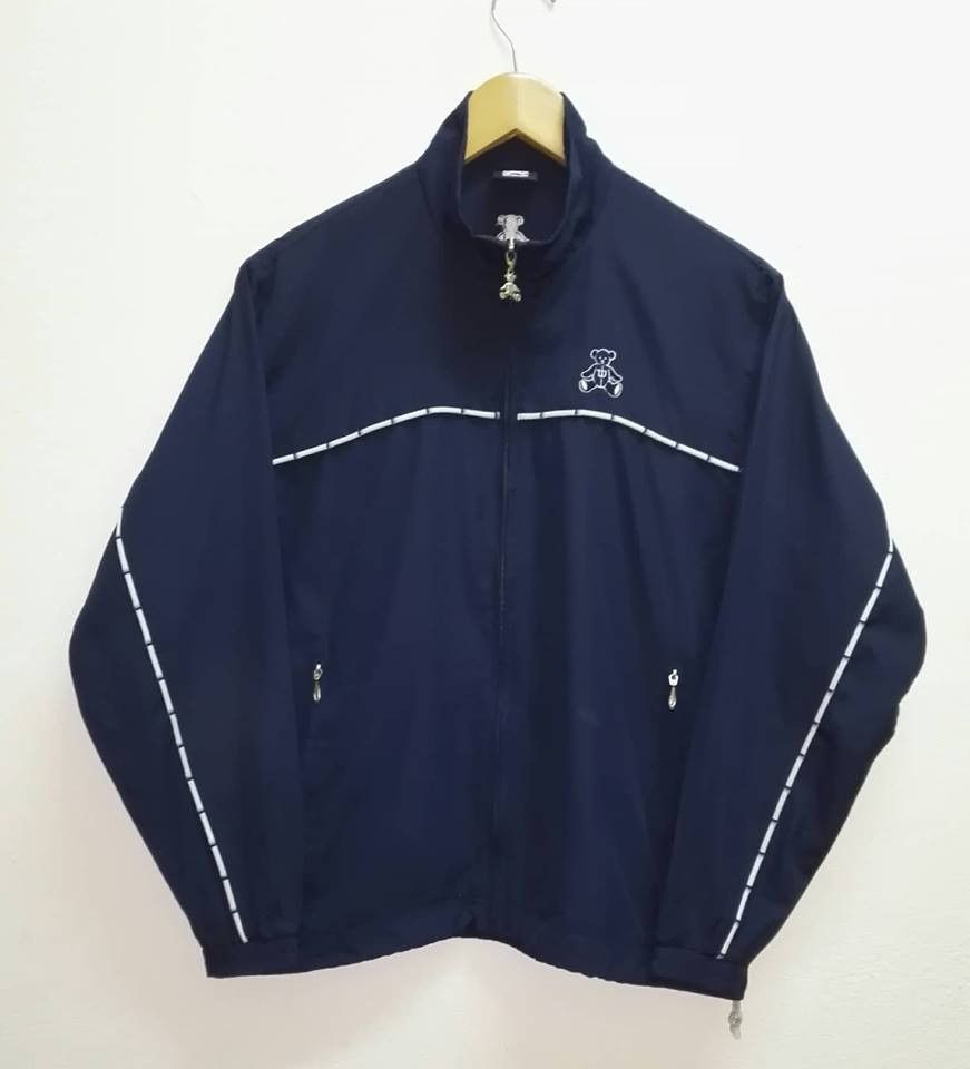 Vintage Rare 🔥 Windbreaker WILSON BEAR Jacket Size US M / EU 48-50 / 2 - 1 Thumbnail