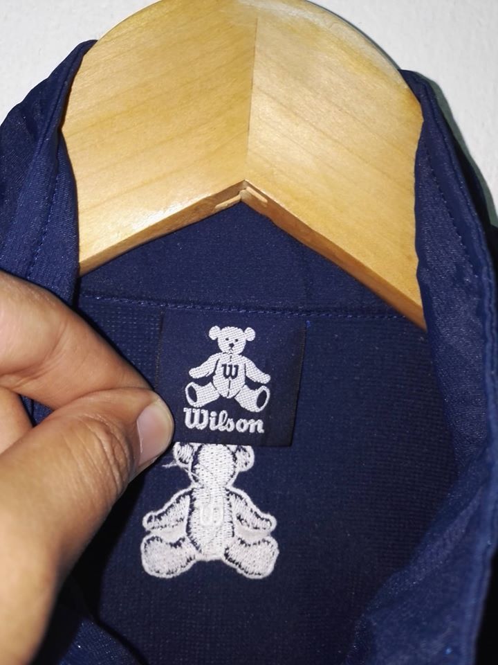 Vintage Rare 🔥 Windbreaker WILSON BEAR Jacket Size US M / EU 48-50 / 2 - 4 Thumbnail