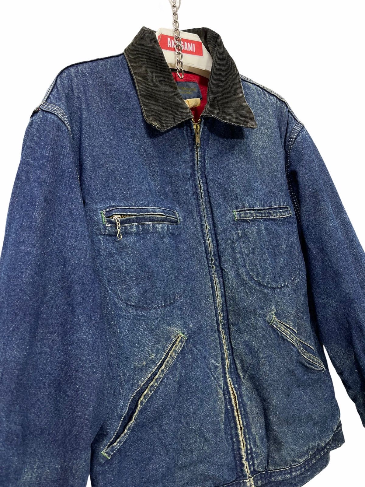 image of Oshkosh x Vintage VTG 70's Osh Kosh B’Gosh Denim Jacket Padded 27 in Blue, Men's (Size Medium)