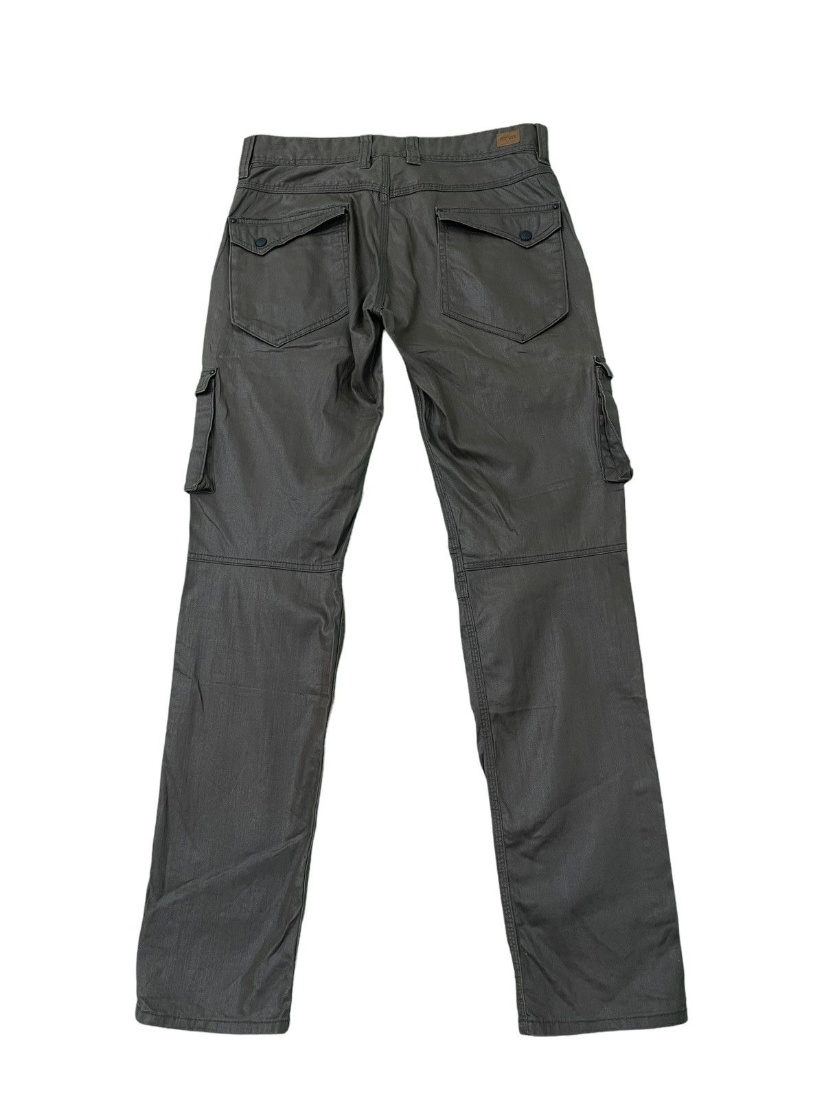 HIDEAWAYS Nicole Club 10 pockets Cargo Slim Pant Full Coat Stretch 2🟦 Size US 33 - 8 Thumbnail