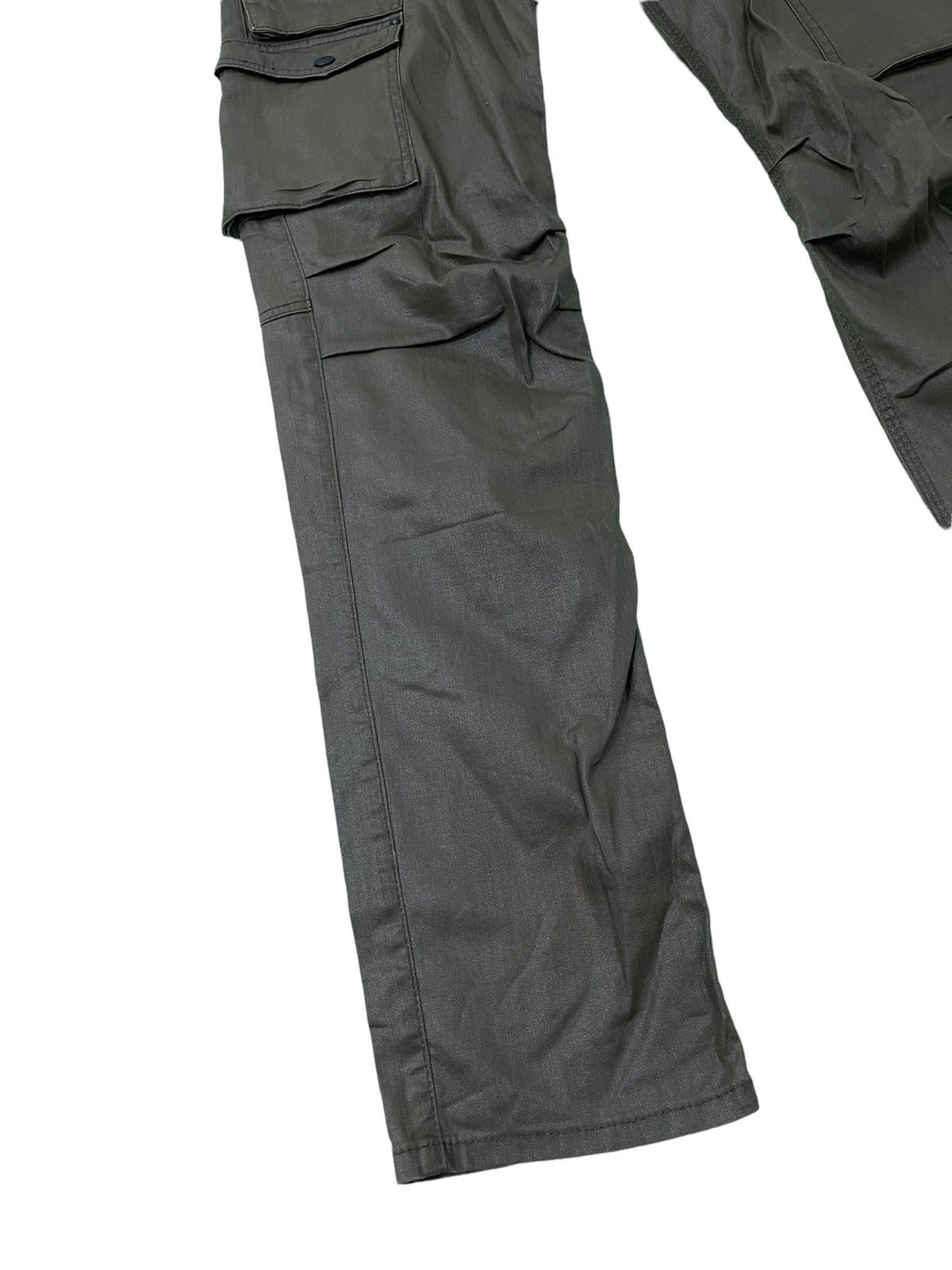 HIDEAWAYS Nicole Club 10 pockets Cargo Slim Pant Full Coat Stretch 2🟦 Size US 33 - 2 Thumbnail