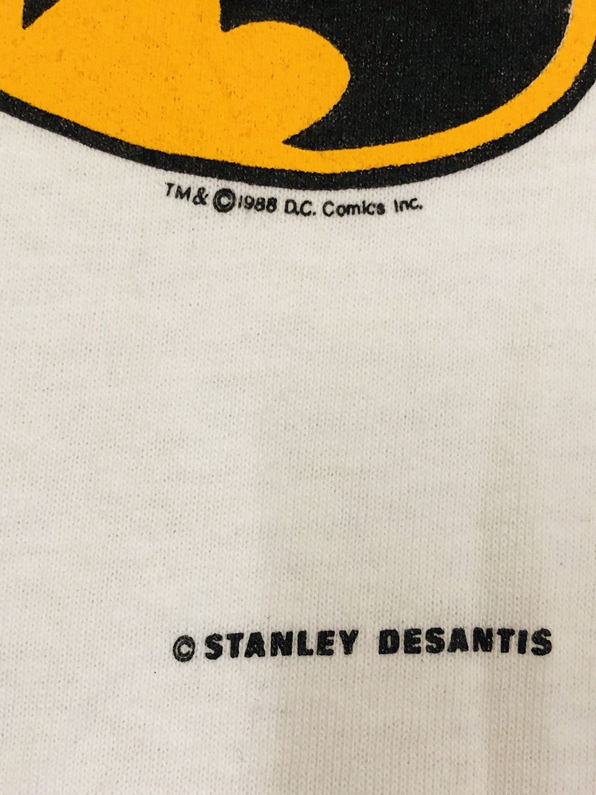 DC Comics Vintage 80s Batman Dc Comic Stanley Desantis Size US L / EU 52-54 / 3 - 3 Thumbnail