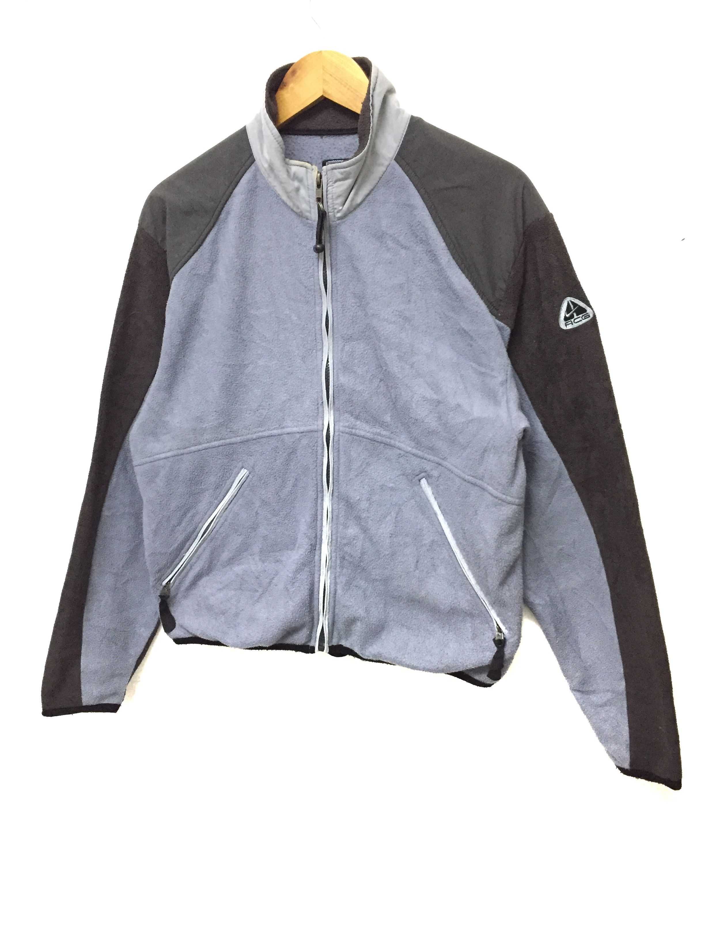 Vtg Nike ACG Thermal Layer Color block fleece jacket