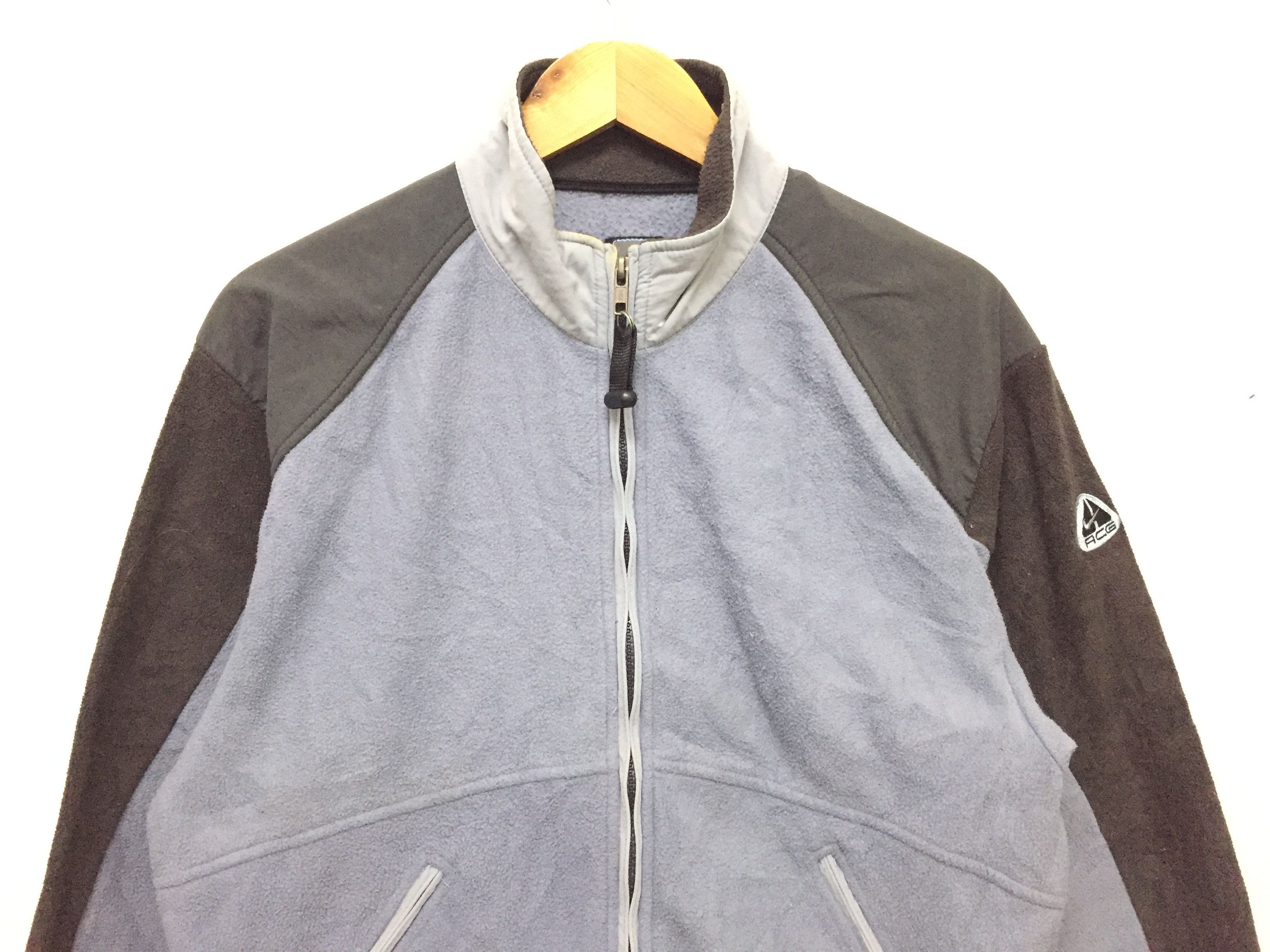 Nike × Nike ACG × Polartec Vtg Nike ACG Thermal Layer Color block fleece jacket Size US M / EU 48-50 / 2 - 5 Thumbnail