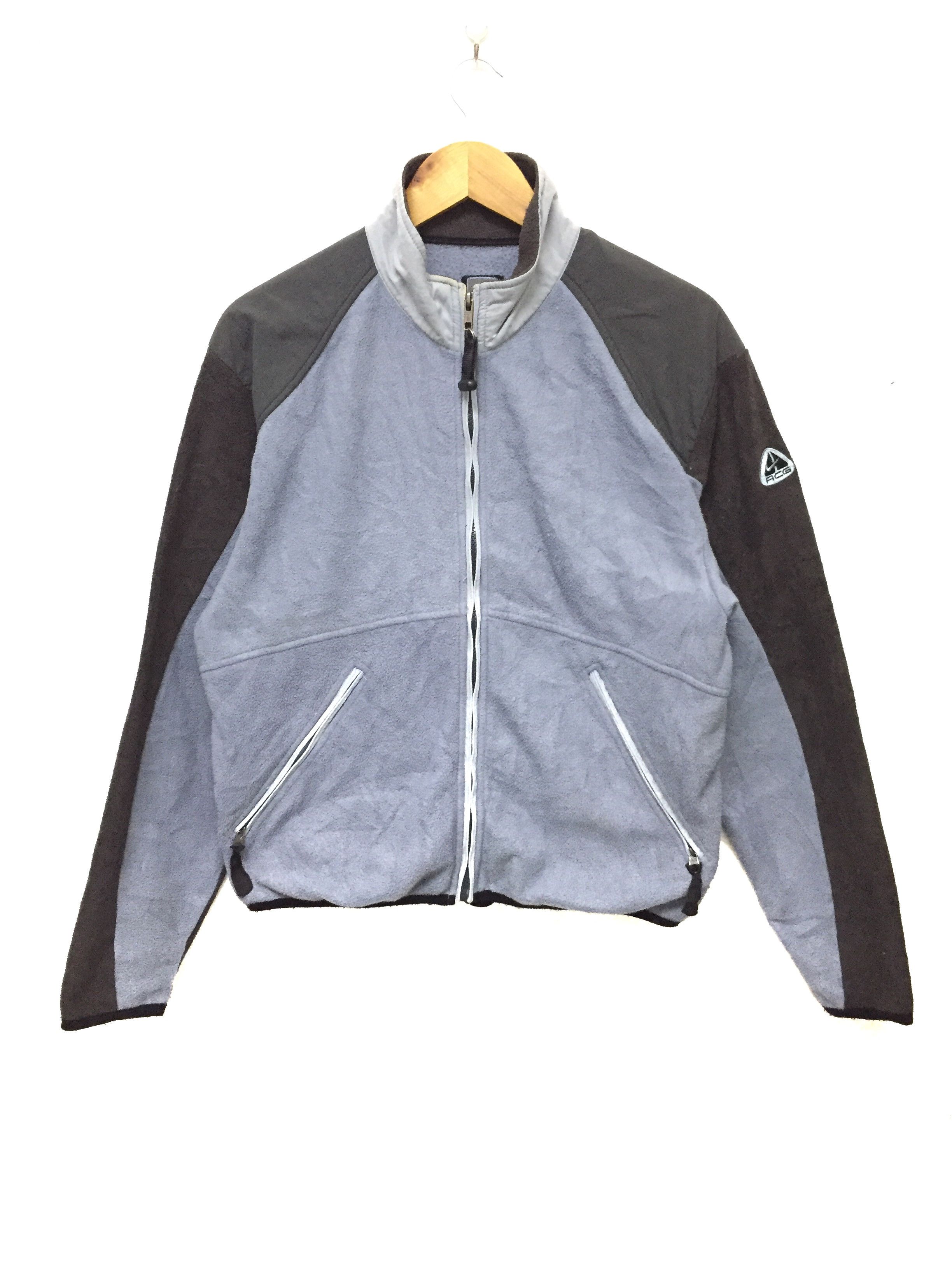 Nike × Nike ACG × Polartec Vtg Nike ACG Thermal Layer Color block fleece jacket Size US M / EU 48-50 / 2 - 2 Thumbnail