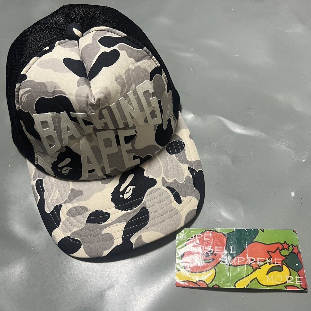 Bape ABC Camo NYC Logo Mesh Cap Size ONE SIZE - 1 Thumbnail