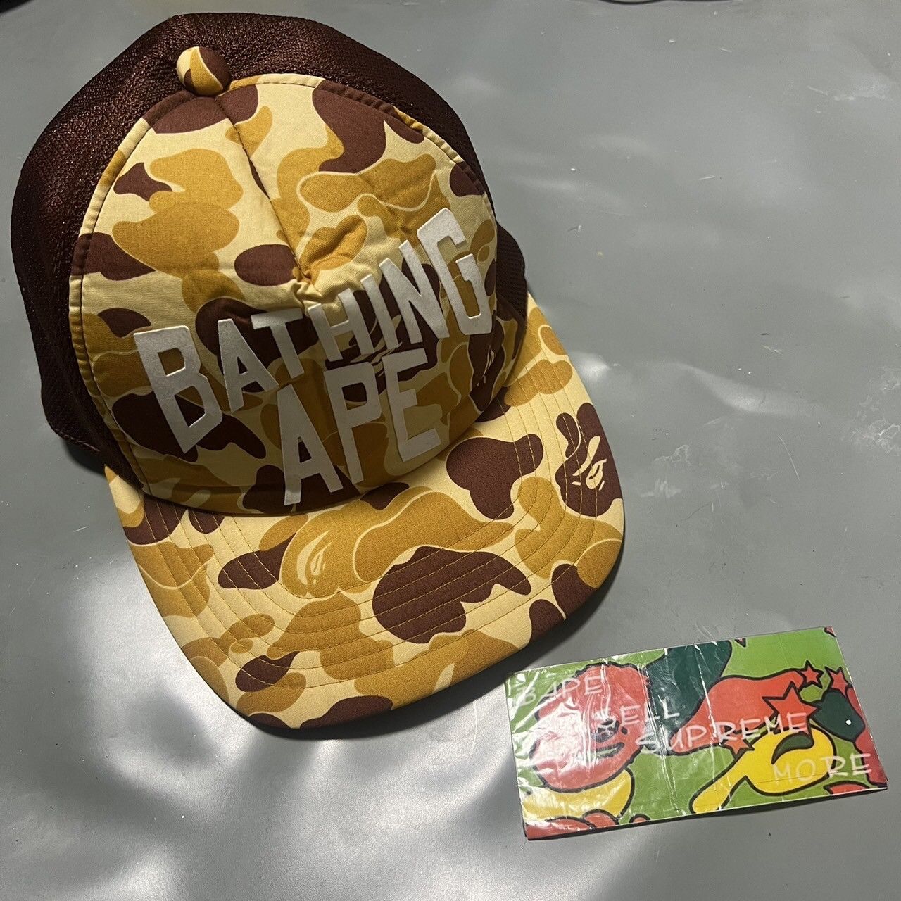 Bape ABC Camo NYC Logo Mesh Cap Size ONE SIZE - 1 Thumbnail