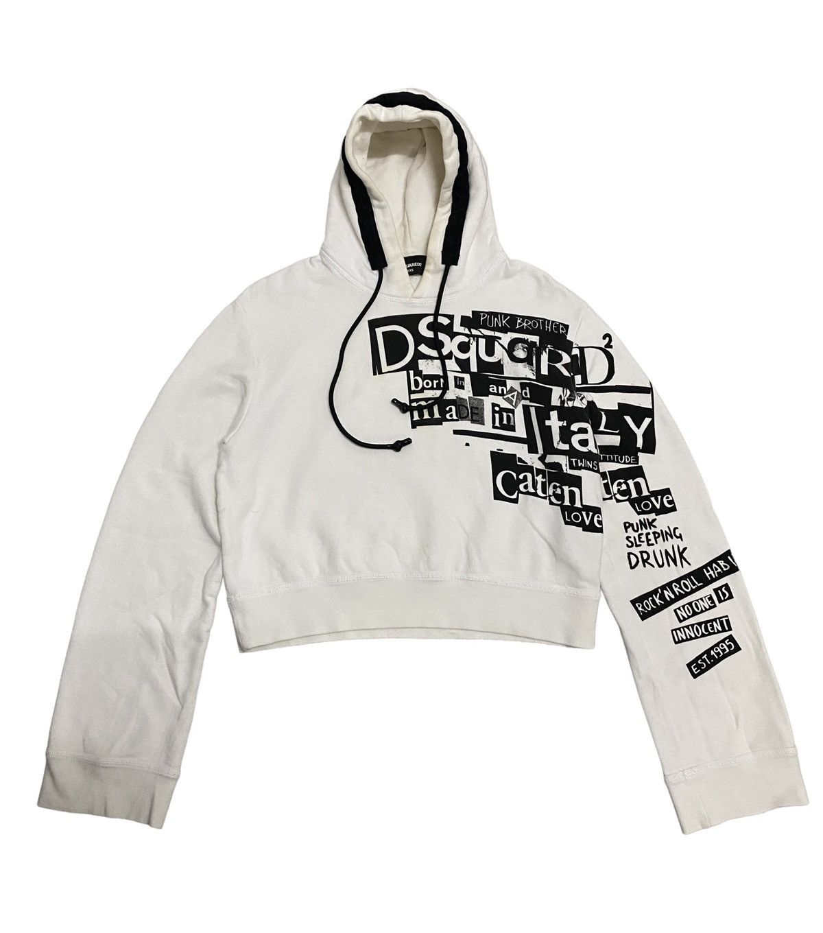 Dsquared2 × Vintage Offer‼️Vintage Dsquared2 Rock N Roll Hoodie Size XXS / US 00 / IT 34 - 1 Thumbnail