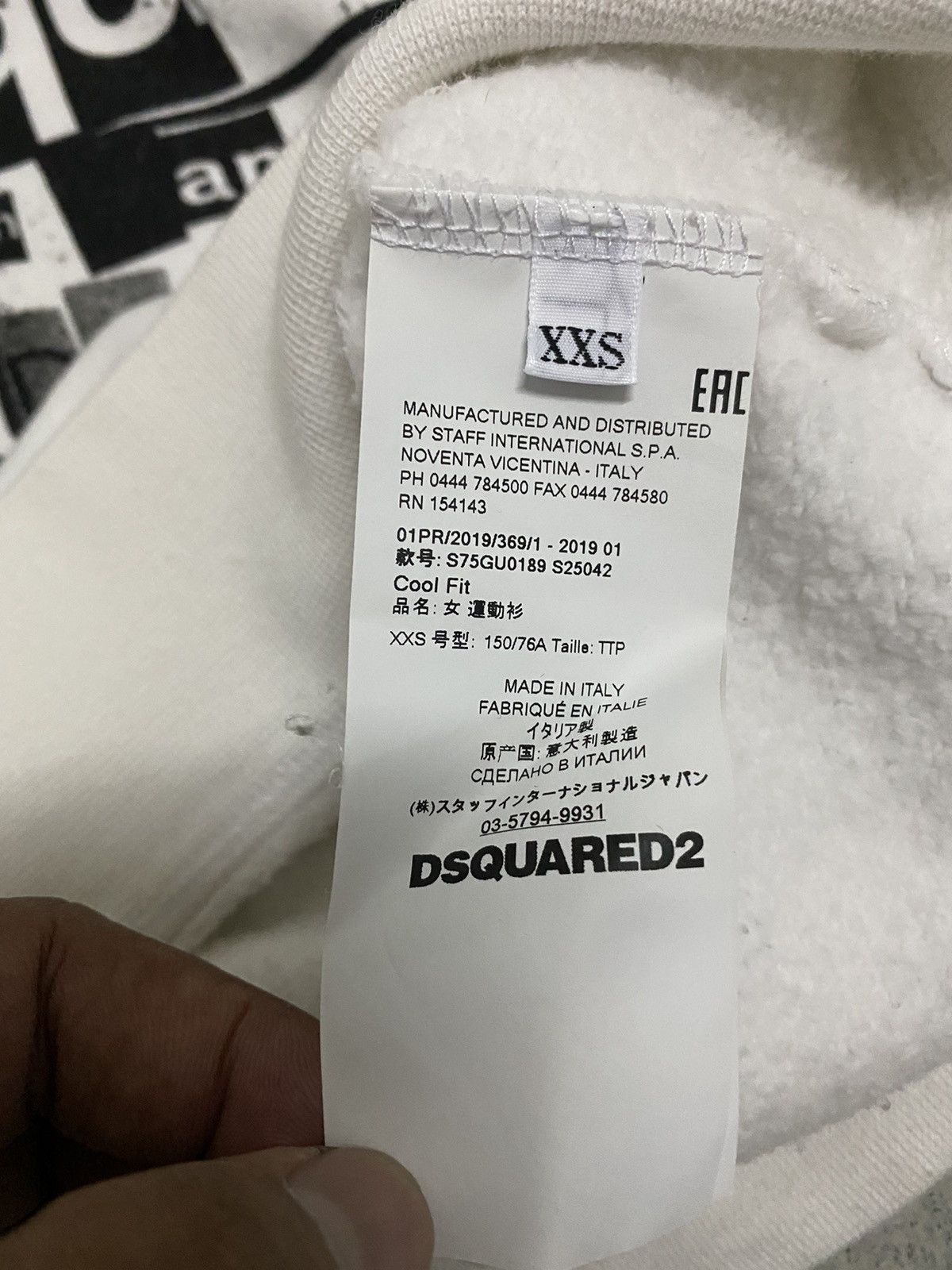 Dsquared2 × Vintage Offer‼️Vintage Dsquared2 Rock N Roll Hoodie Size XXS / US 00 / IT 34 - 7 Thumbnail