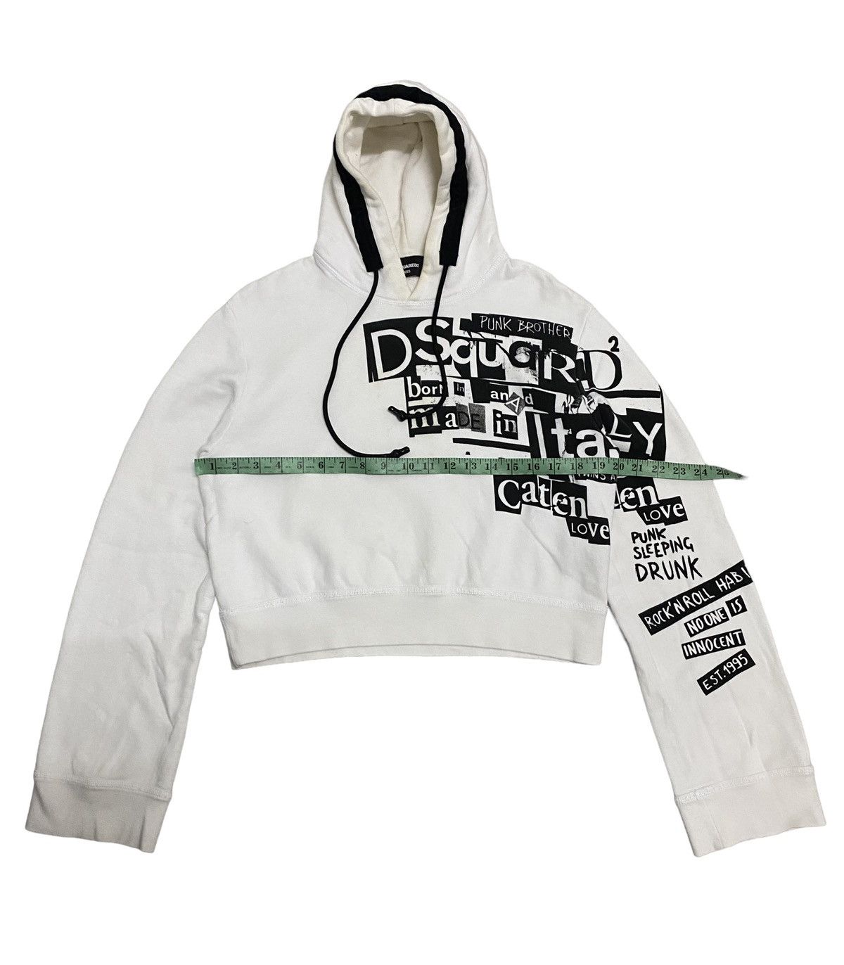 Dsquared2 × Vintage Offer‼️Vintage Dsquared2 Rock N Roll Hoodie Size XXS / US 00 / IT 34 - 10 Thumbnail
