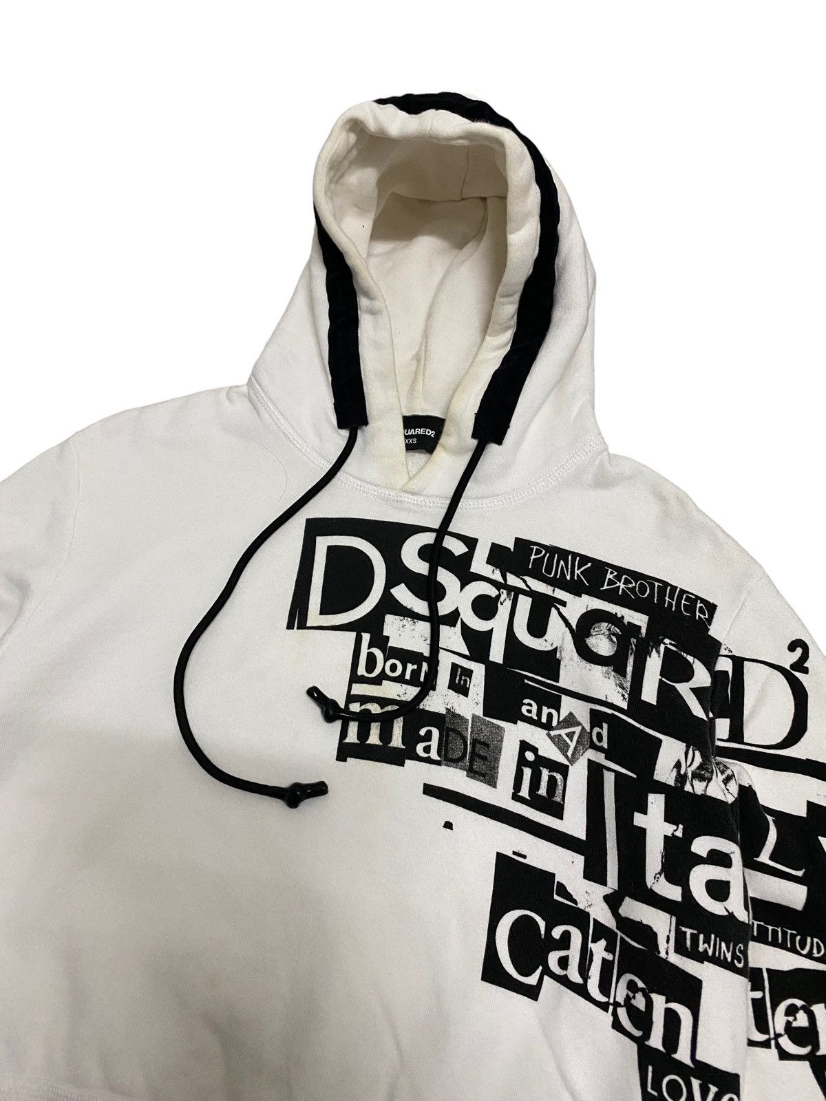 Dsquared2 × Vintage Offer‼️Vintage Dsquared2 Rock N Roll Hoodie Size XXS / US 00 / IT 34 - 2 Thumbnail