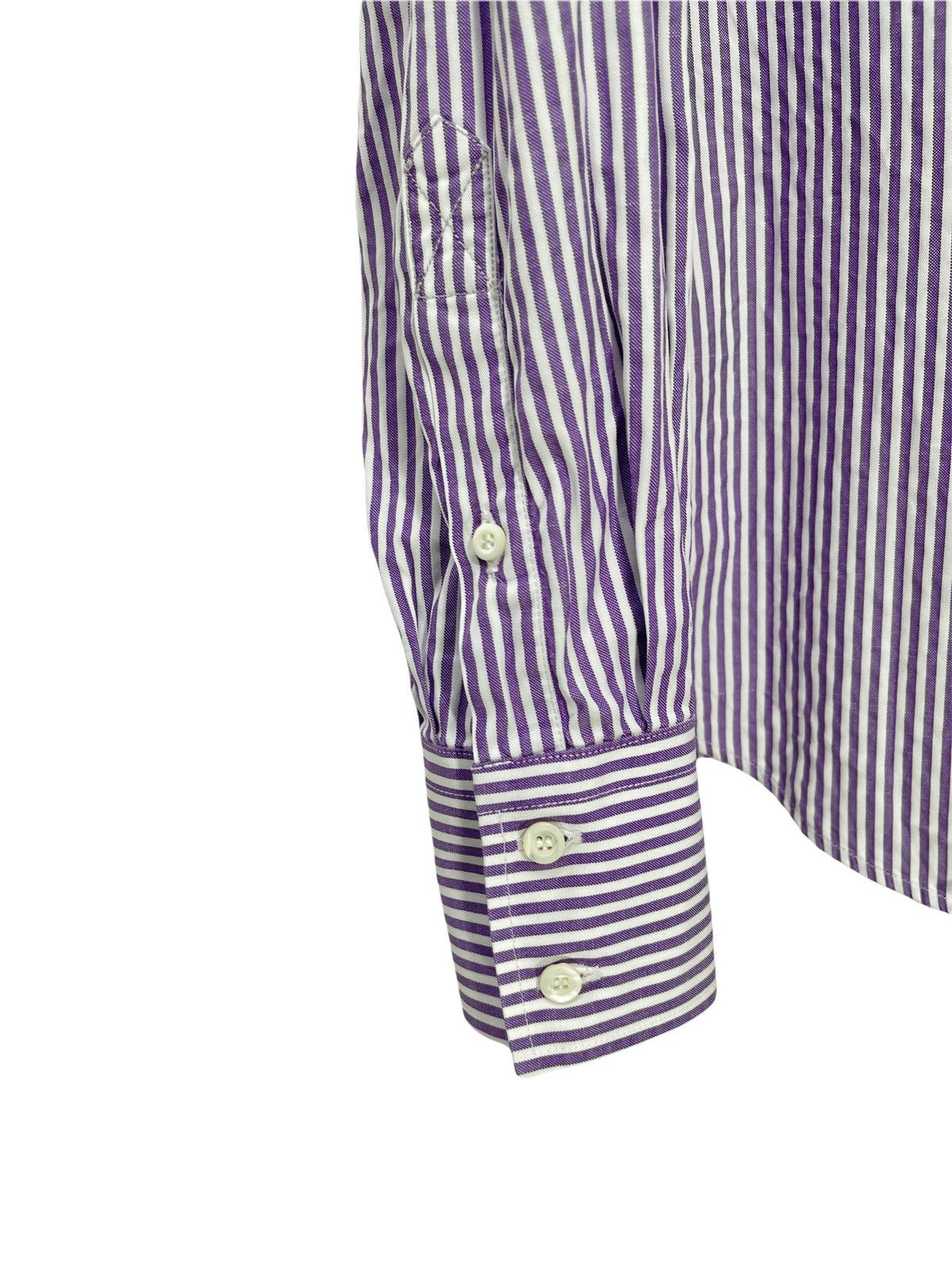 Brunello Cucinelli Made in Italy Striped Slim Button Shirt 3🟩3 Size US M / EU 48-50 / 2 - 3 Thumbnail