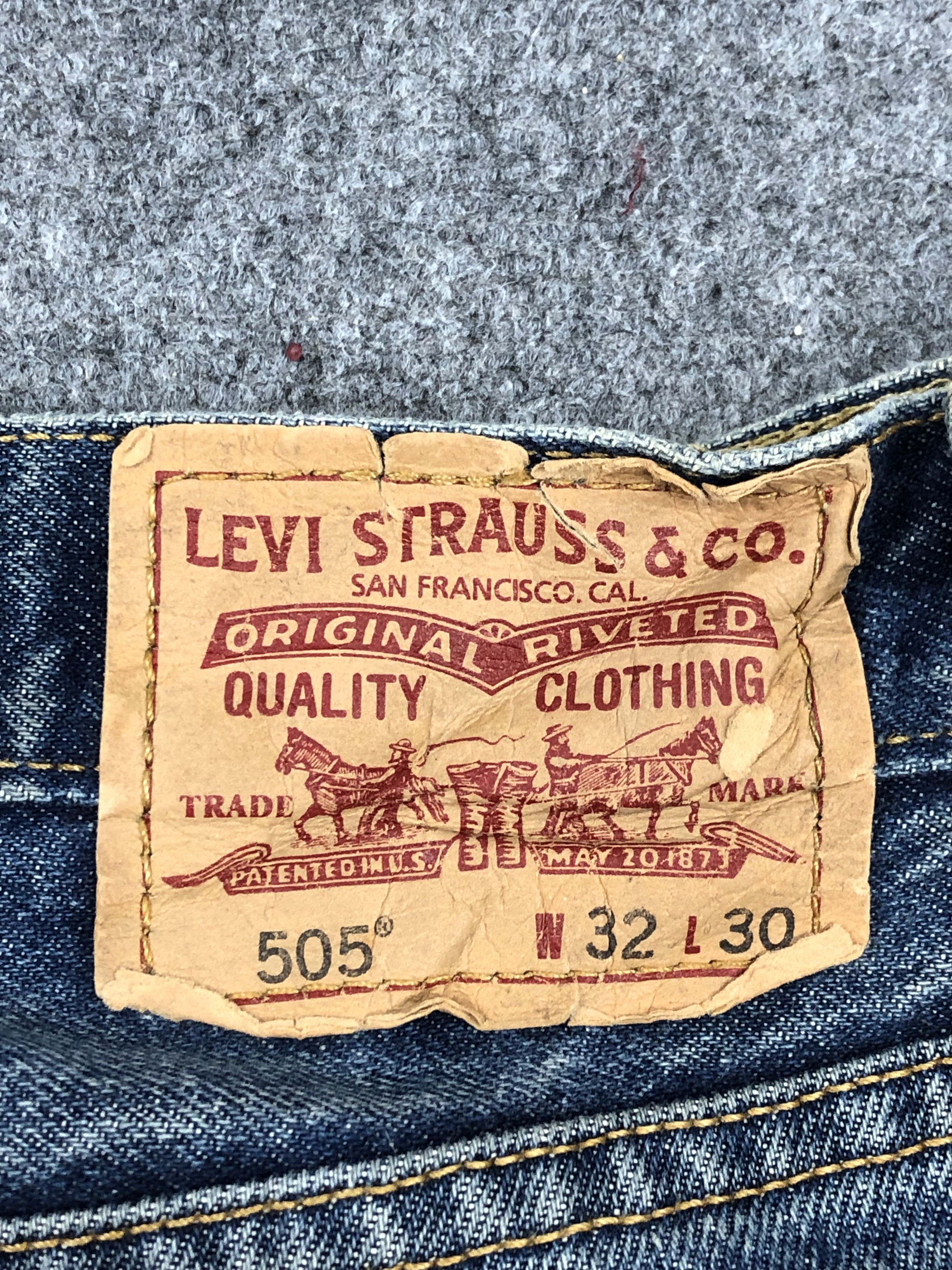 Levi's × Vintage Vintage Levis 505 Faded Blue Jeans DP1506 Size US 34 / EU 50 - 5 Thumbnail