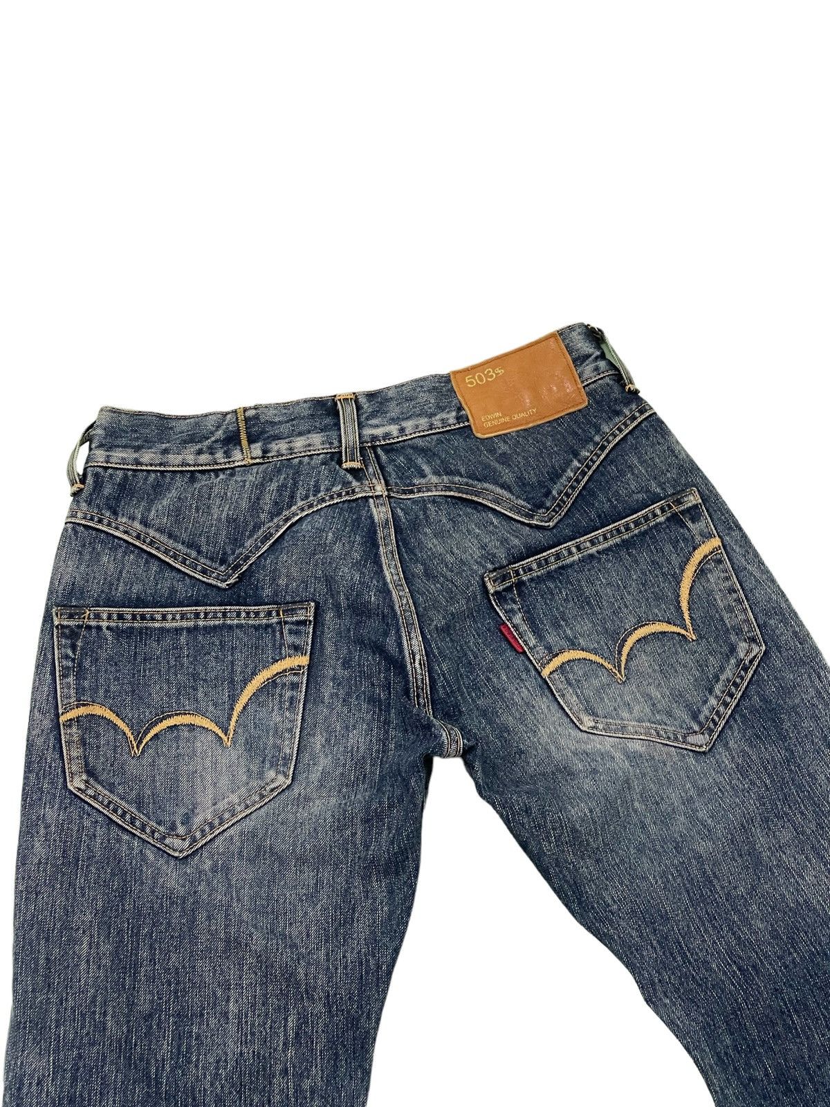 Edwin Flare Jeans Edwin Japan Low Rise Denim Boot Cut 2🟦9 Size US 30 / EU 46 - 8 Thumbnail