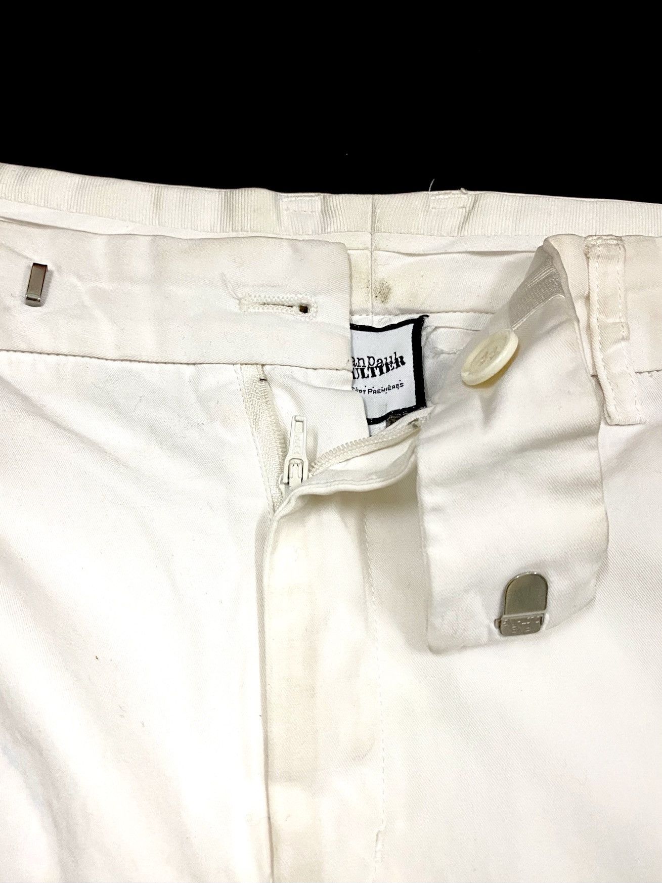 Gaultier Homme Objet × Jean Paul Gaultier Rare! Jeans Paul Gaultier Short pant / Nice design Size US 28 / EU 44 - 6 Thumbnail