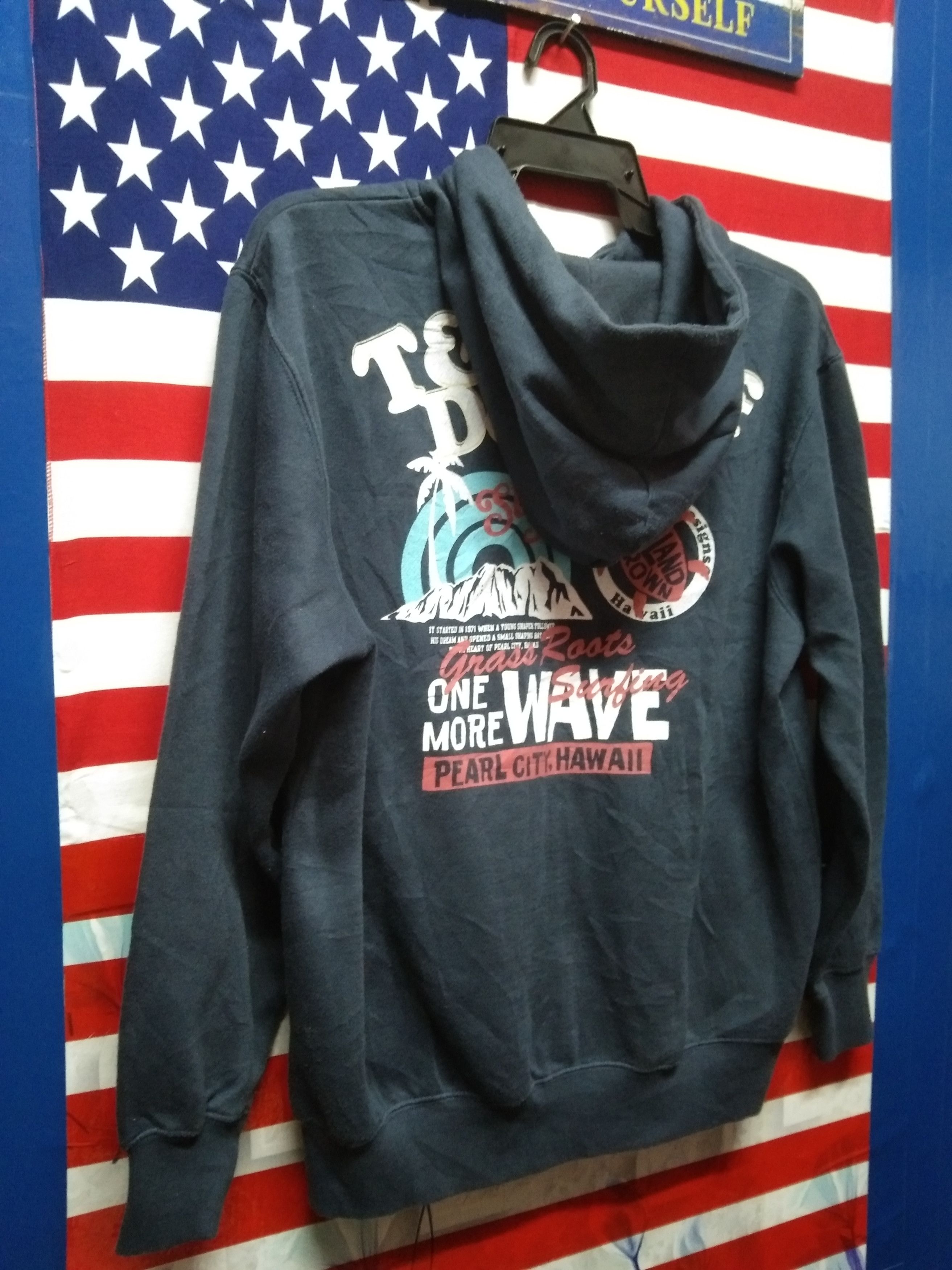 Vintage T&C SURF DESIGN SWEATER HOODIE Size US L / EU 52-54 / 3 - 2 Thumbnail