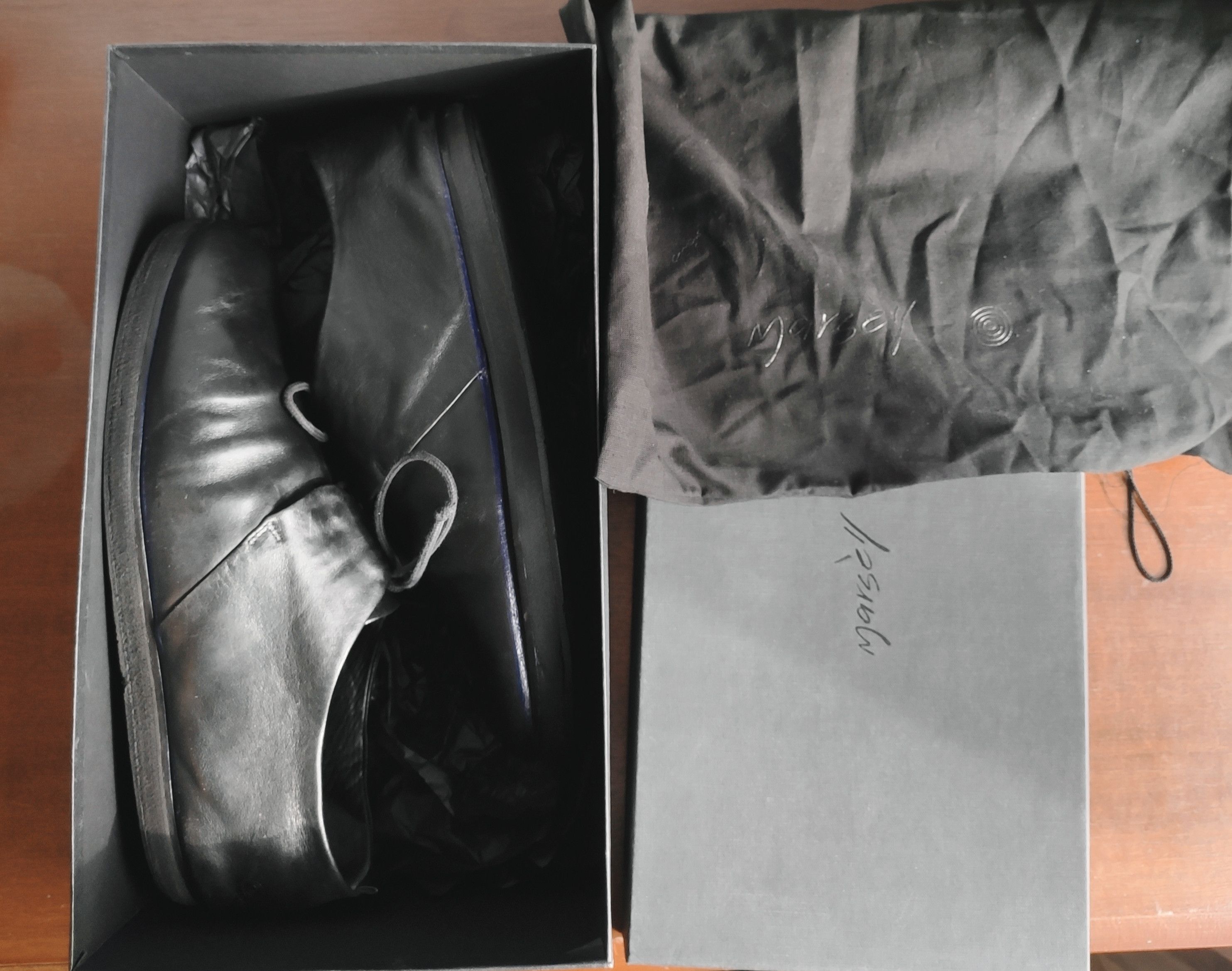 Marsell Black shoes.Like Devoa or Guidi Size US 10.5 / EU 43-44 - 6 Thumbnail
