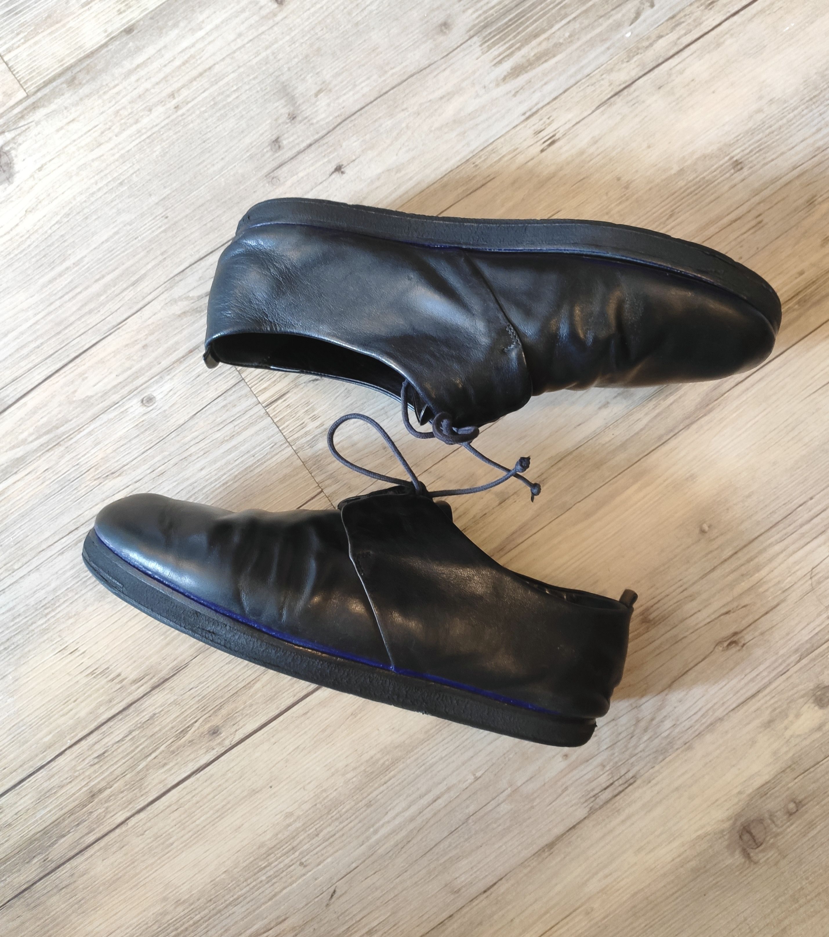 Marsell Black shoes.Like Devoa or Guidi Size US 10.5 / EU 43-44 - 3 Thumbnail