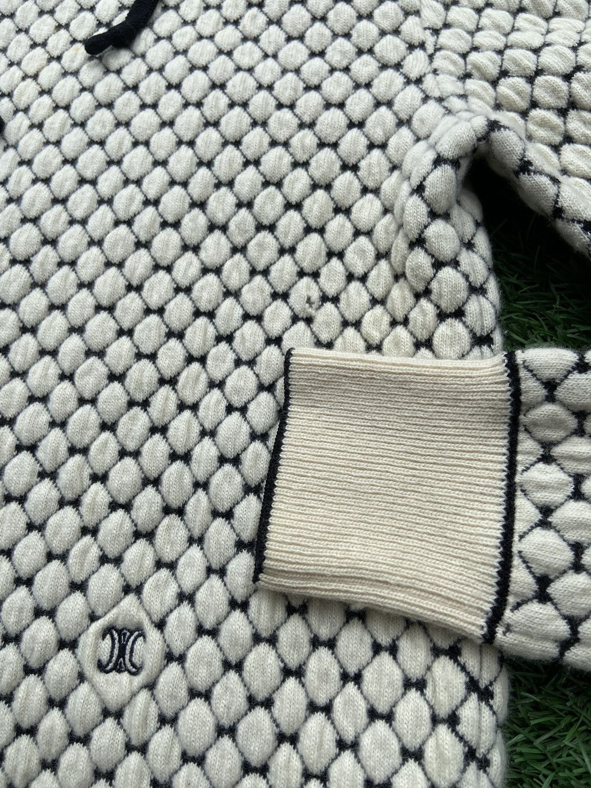 Celine Celine Sweatshirt Pullover Hoodie Spider Black & White Size US S / EU 44-46 / 1 - 7 Thumbnail