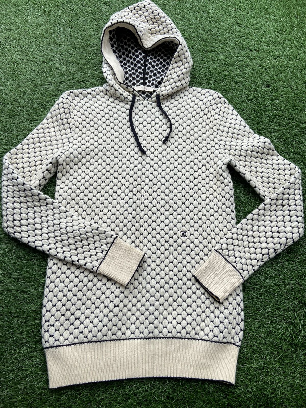 Celine Celine Sweatshirt Pullover Hoodie Spider Black & White Size US S / EU 44-46 / 1 - 6 Thumbnail